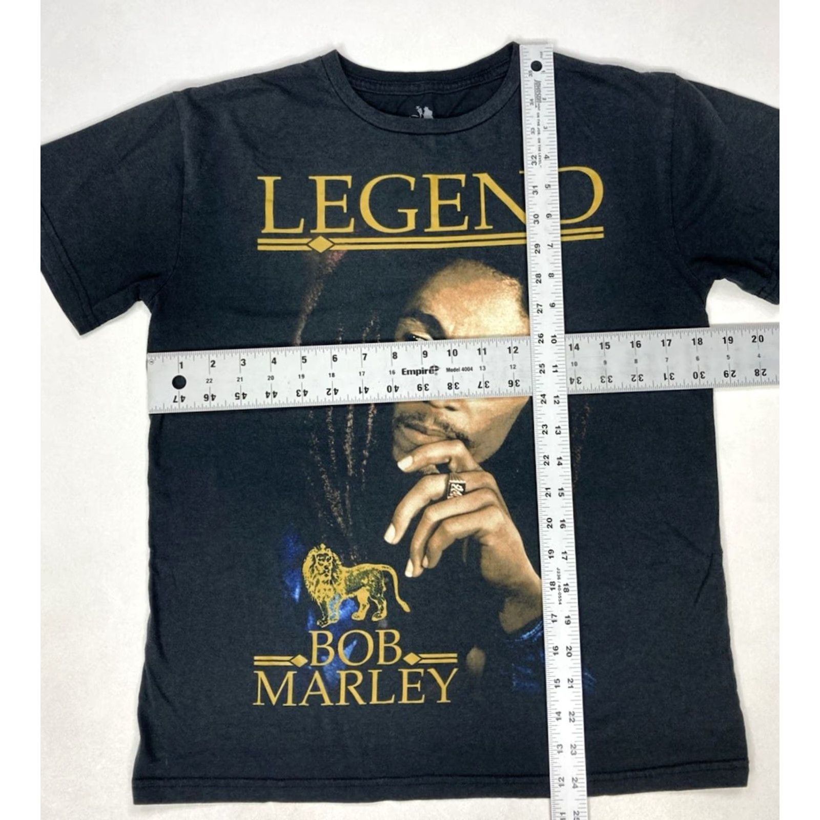 Vintage VINTAGE Zion Rootswear Bob Marley Legend Graphic T-shirt Women Medium Black Short Sleeve Music Shirt Size M / US 6-8 / IT 42-44 - 5 Thumbnail