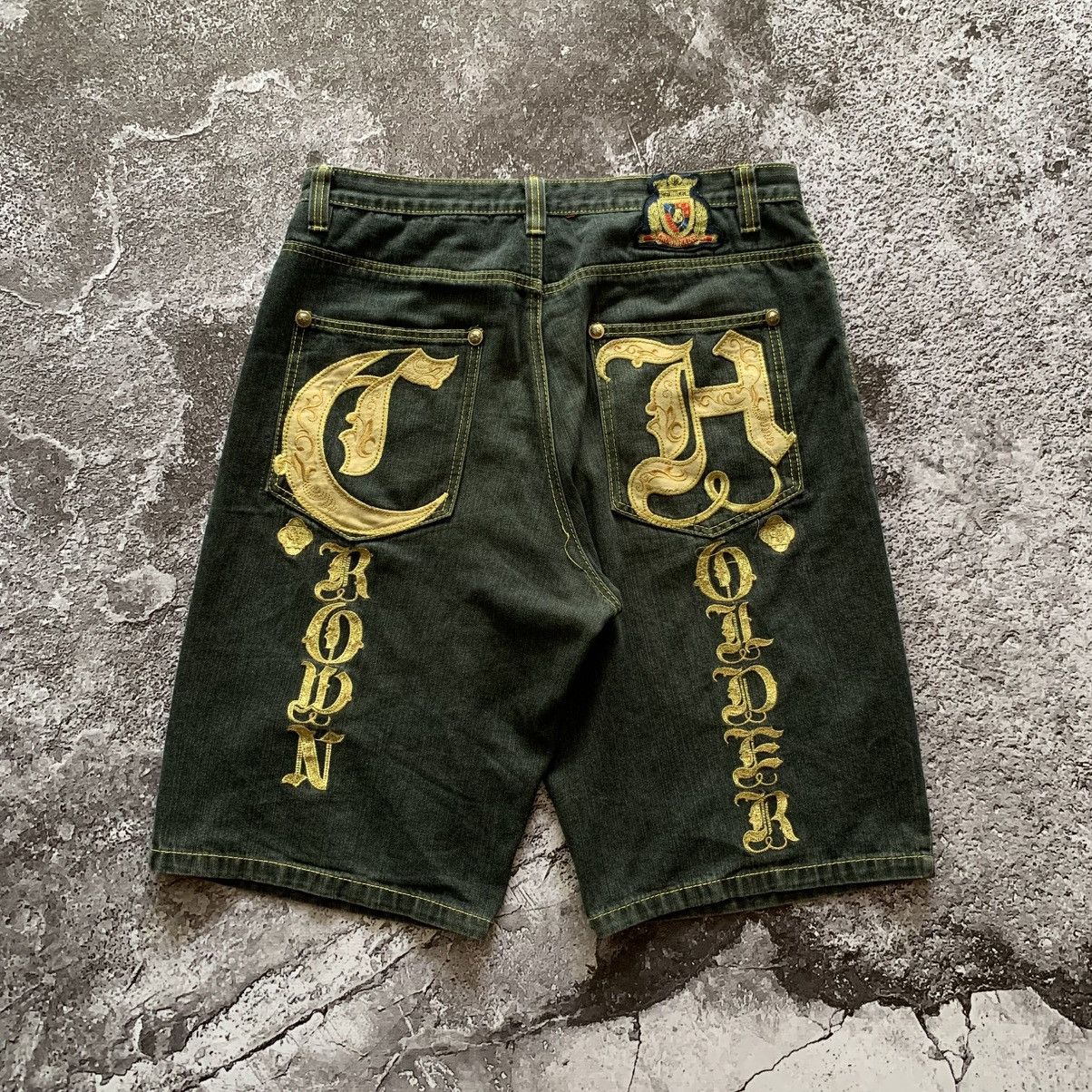 Japanese Brand Y2K Crown Holder Jorts Pants Size US 38 / EU 54 - 1 Thumbnail