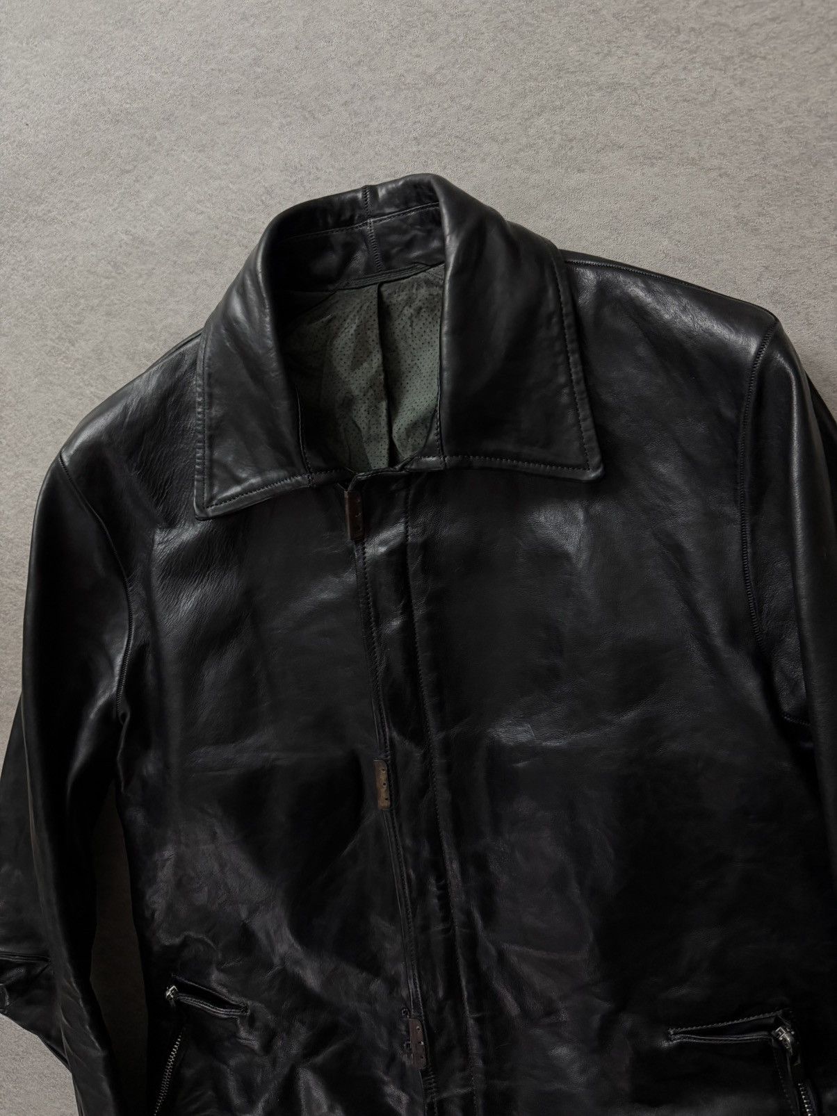 Carol Christian Poell Carol Christian Poell drip scarstich leather jacket Size US S / EU 44-46 / 1 - 4 Thumbnail