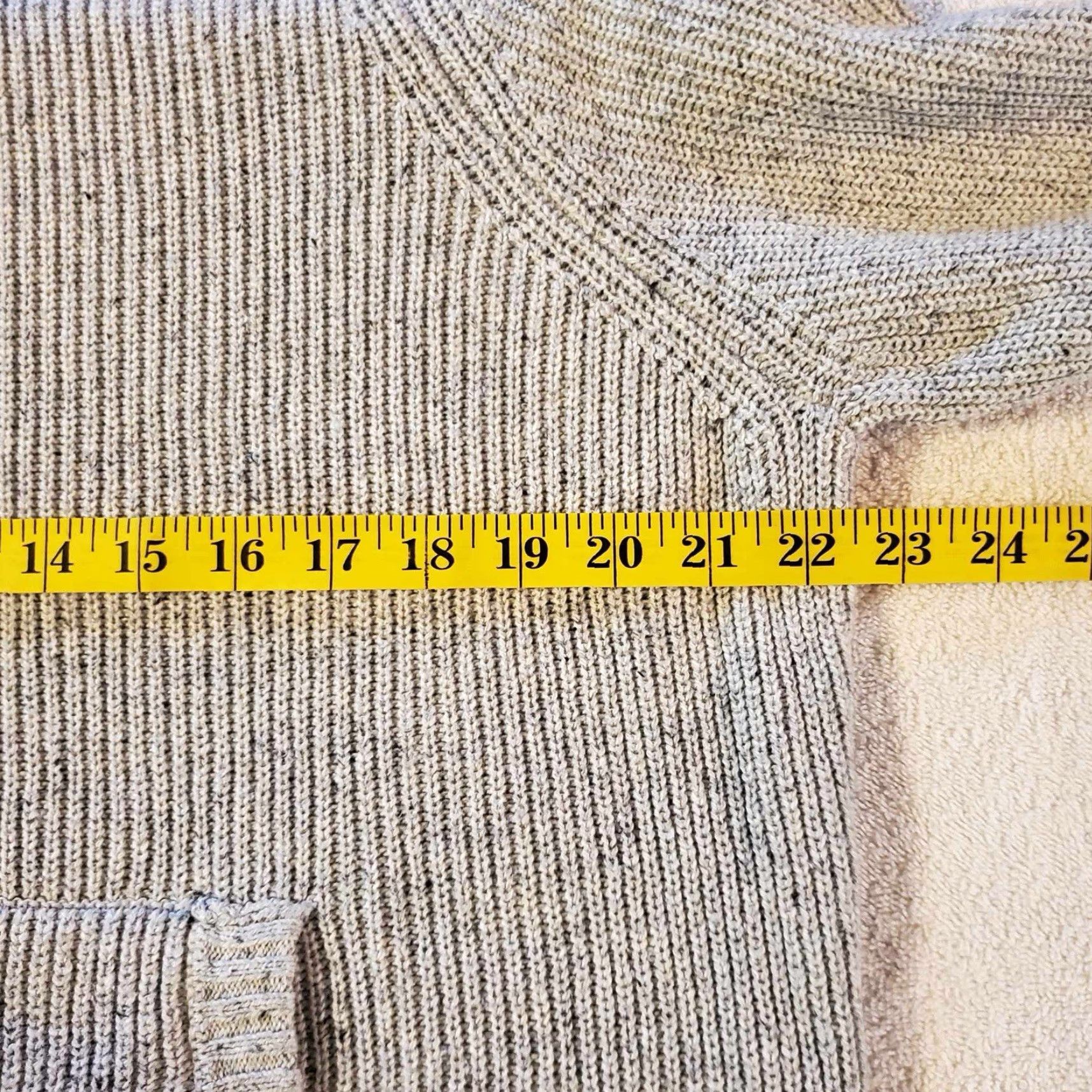 American Eagle Outfitters VINTAGE American Eagle Hoodie Ribbed Knit Grey S Womens Small Pullover Knit Summer 90s? Size S / US 4 / IT 40 - 4 Thumbnail