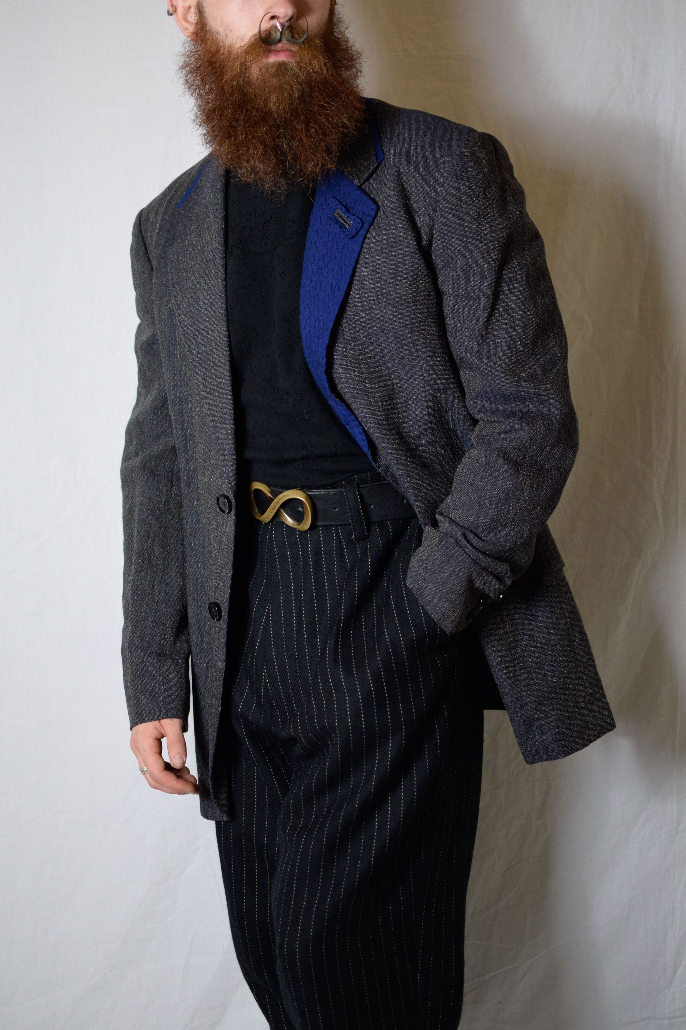 Yohji Yamamoto YYPH SS09 Patchwork Blazer - HV-J21-319 Size 50R - 1 Thumbnail