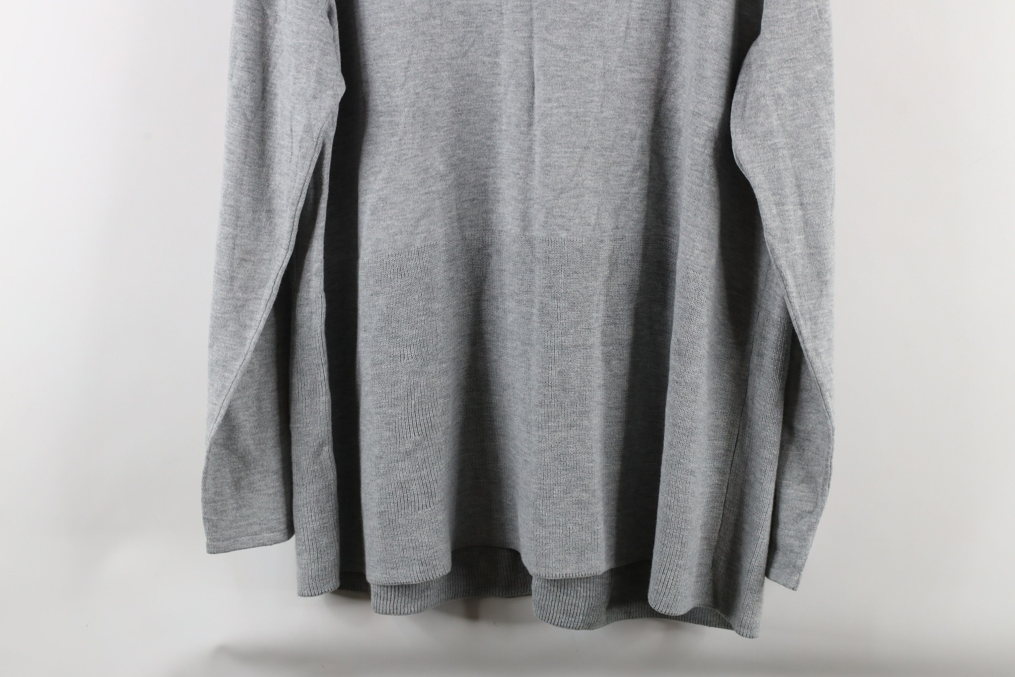 Vintage New J Jill Rayon Blend Knit Cardigan Sweater Heather Gray Size L / US 10 / IT 46 - 10 Thumbnail