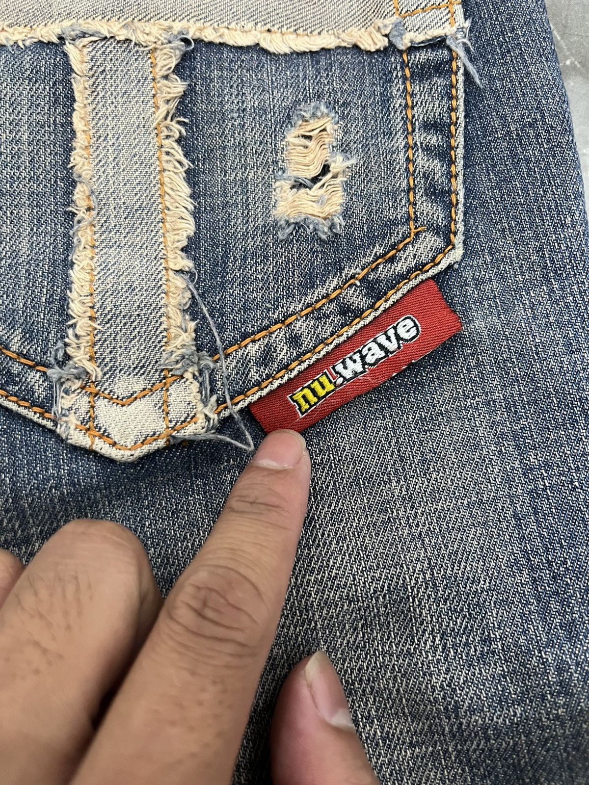 5351 POUR LES HOMMES Nu wave flared jeans tornado mart styled Size US 29 - 4 Thumbnail