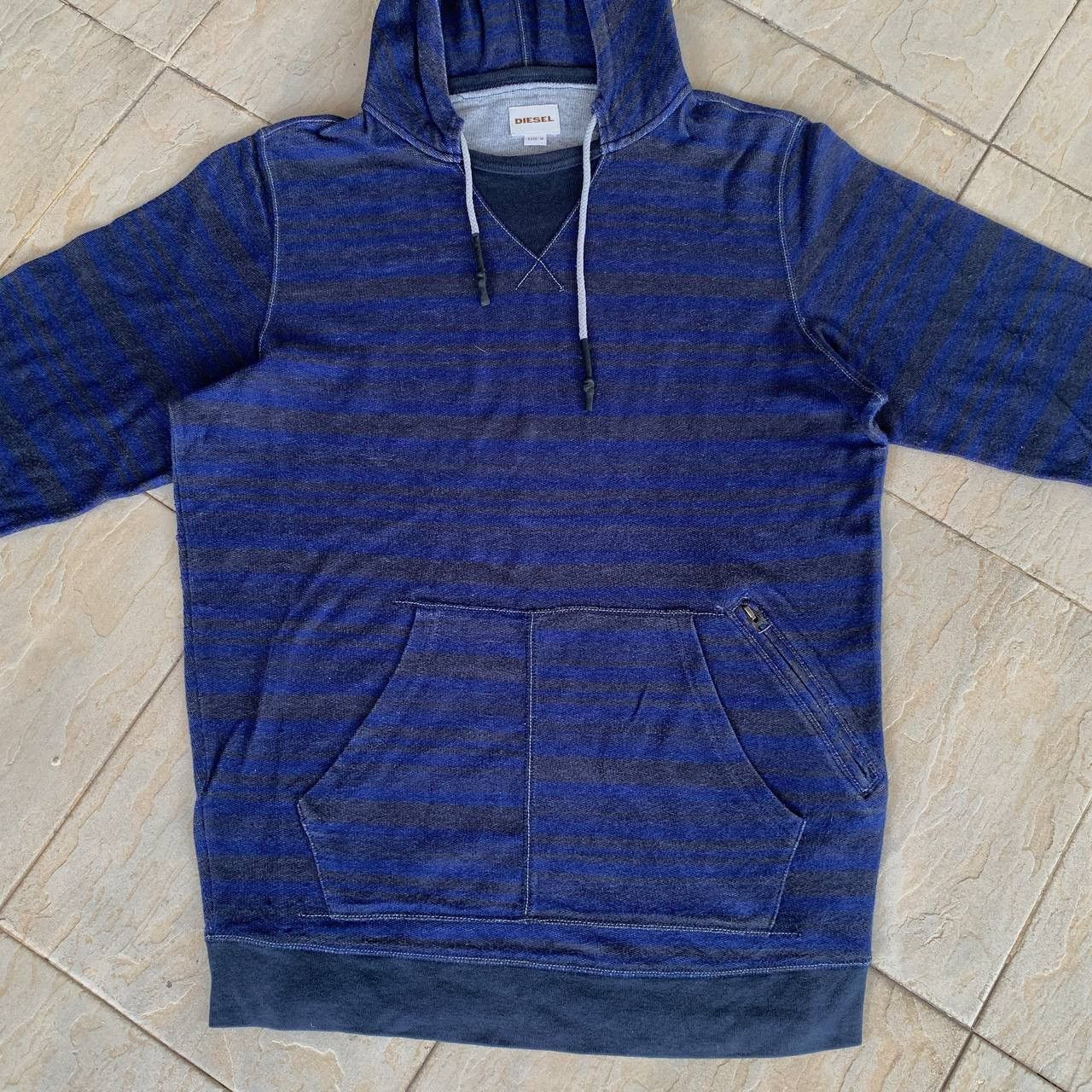 Diesel DIESEL Striped Hoodie Size US M / EU 48-50 / 2 - 3 Thumbnail