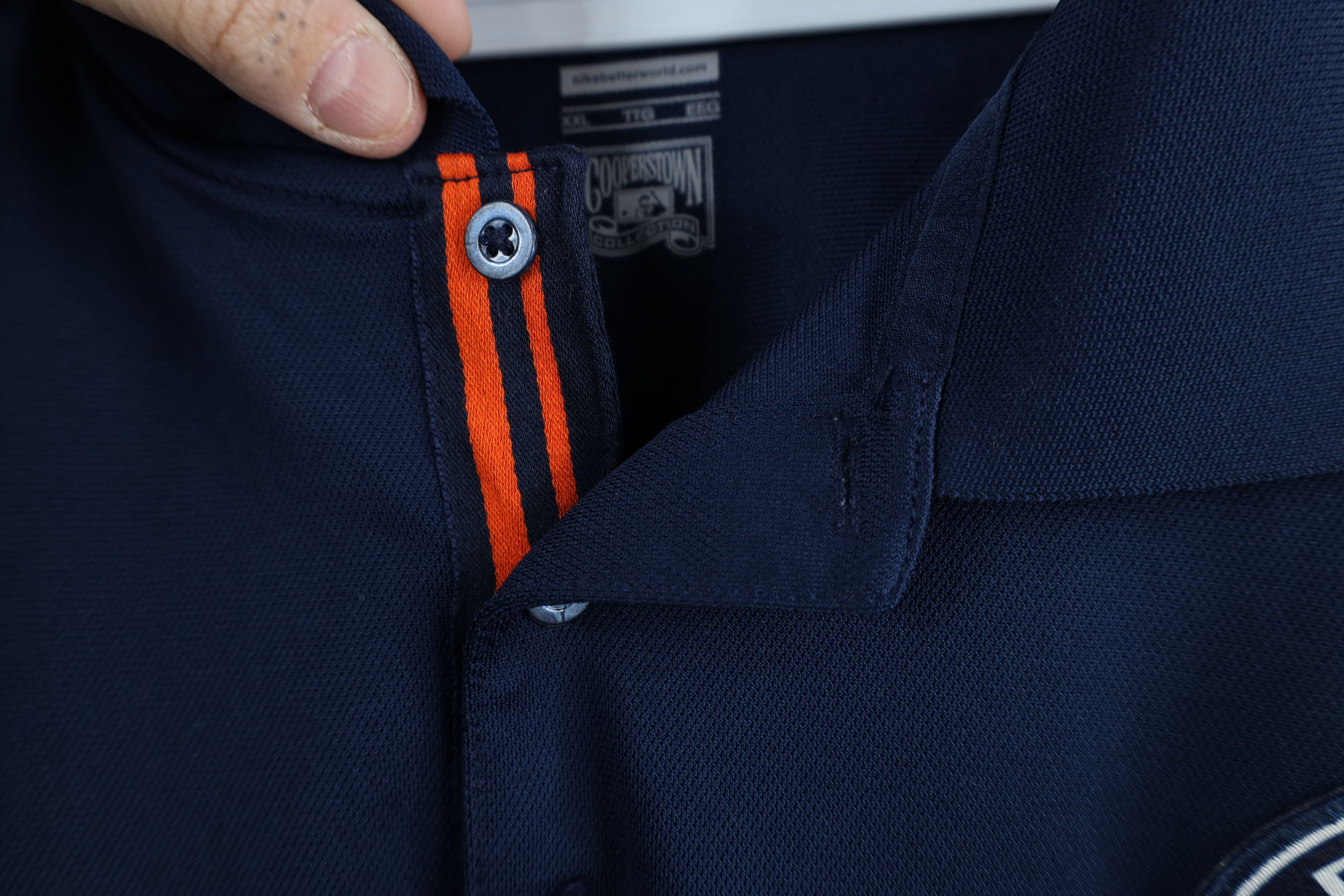 Nike × Vintage Nike Retro Detroit Tigers Baseball Golf Polo Shirt Blue Size US XXL / EU 58 / 5 - 6 Thumbnail