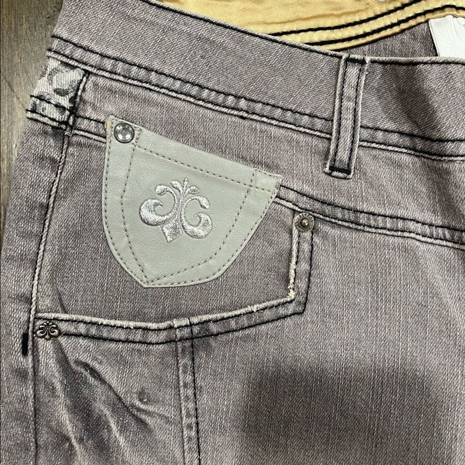 NBDN Nobrandedon NWT House of Deréon Beyoncé Jeans Diva Crest Skinny Size 30" / US 8 / IT 44 - 6 Thumbnail