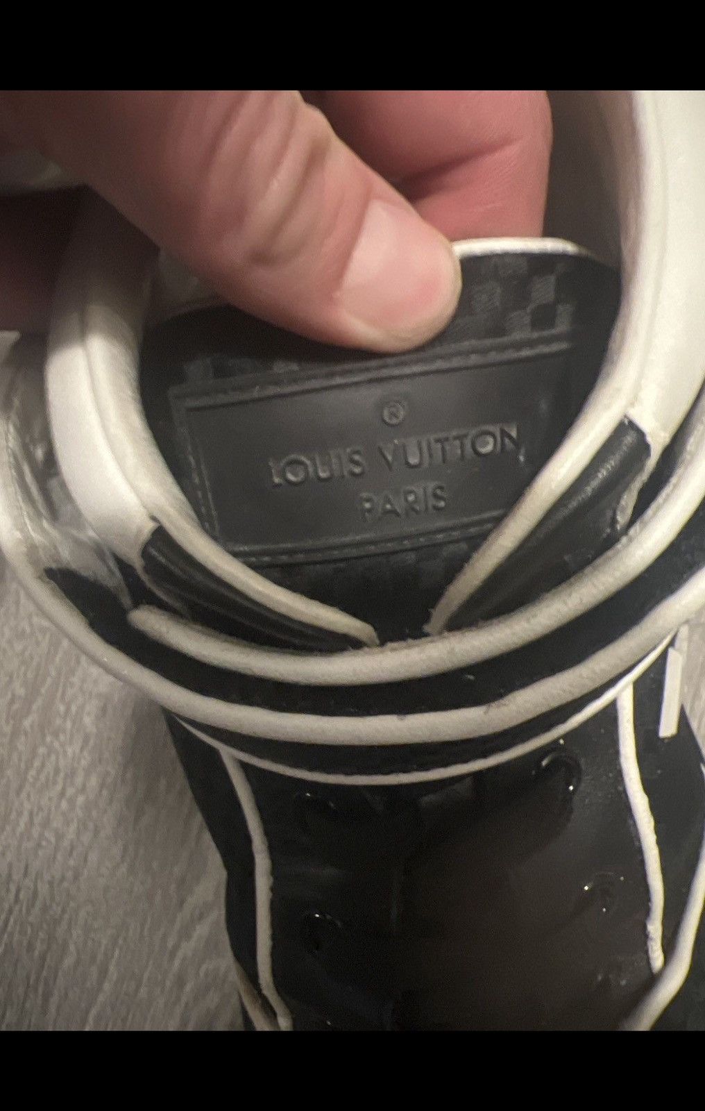 Louis Vuitton Louis Vuitton Black Damier Alcapulco Sneakers Size US 11 / EU 44 - 3 Thumbnail