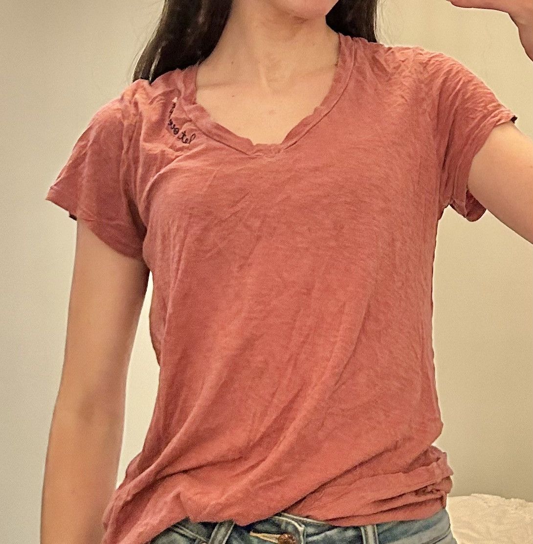 Sundry Sundry rose V-neck tshirt Size XS / US 0-2 / IT 36-38 - 1 Thumbnail