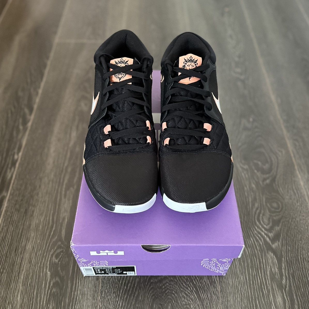Nike Nike LeBron Witness 8 "Black Agate White" US Size 12 NEW Size US 12 / EU 45 - 4 Thumbnail