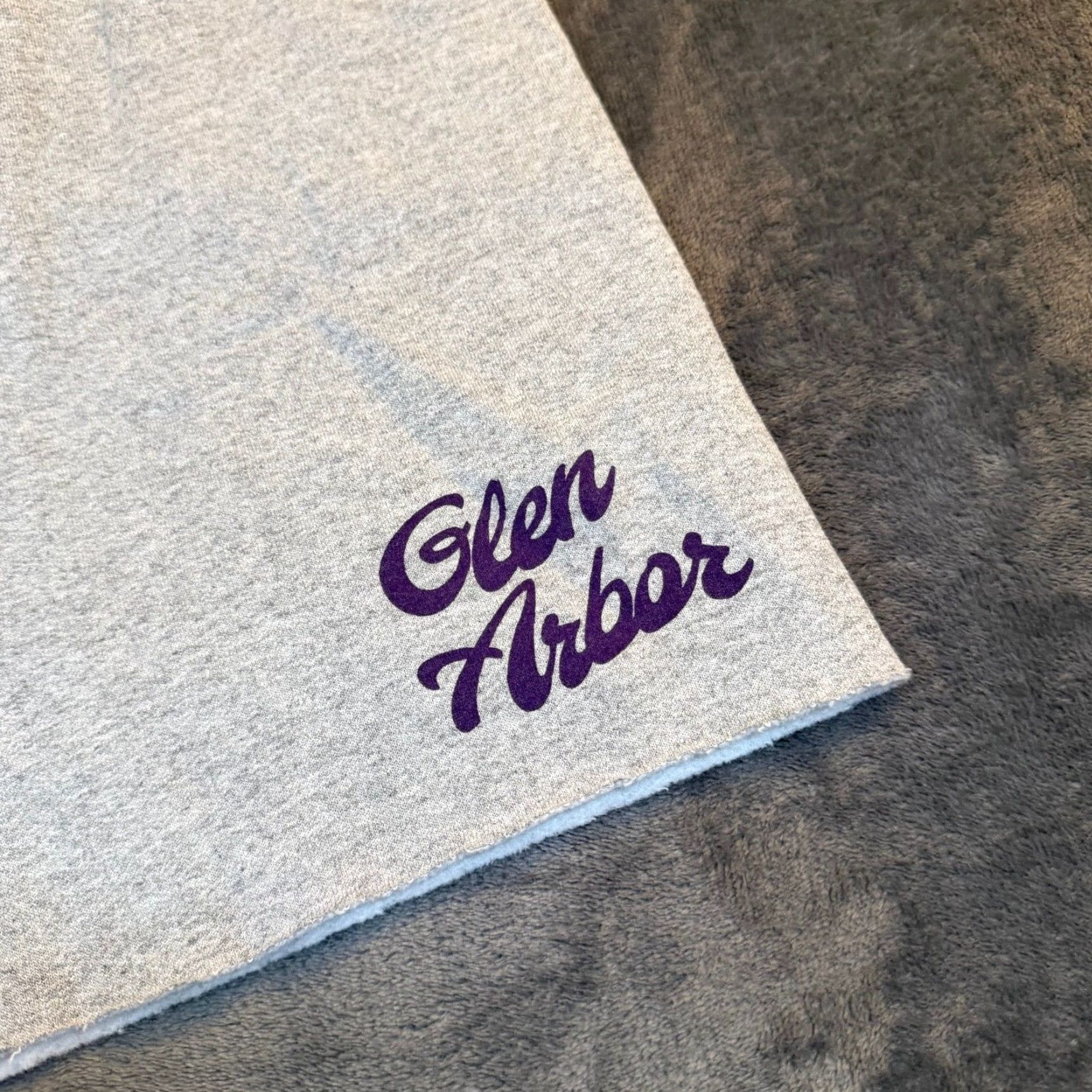 Champion Champion Glen Arbor Fleece Shorts Grey Elastic Waist Raw Hem Mens Large NWT Size US 33 - 2 Thumbnail