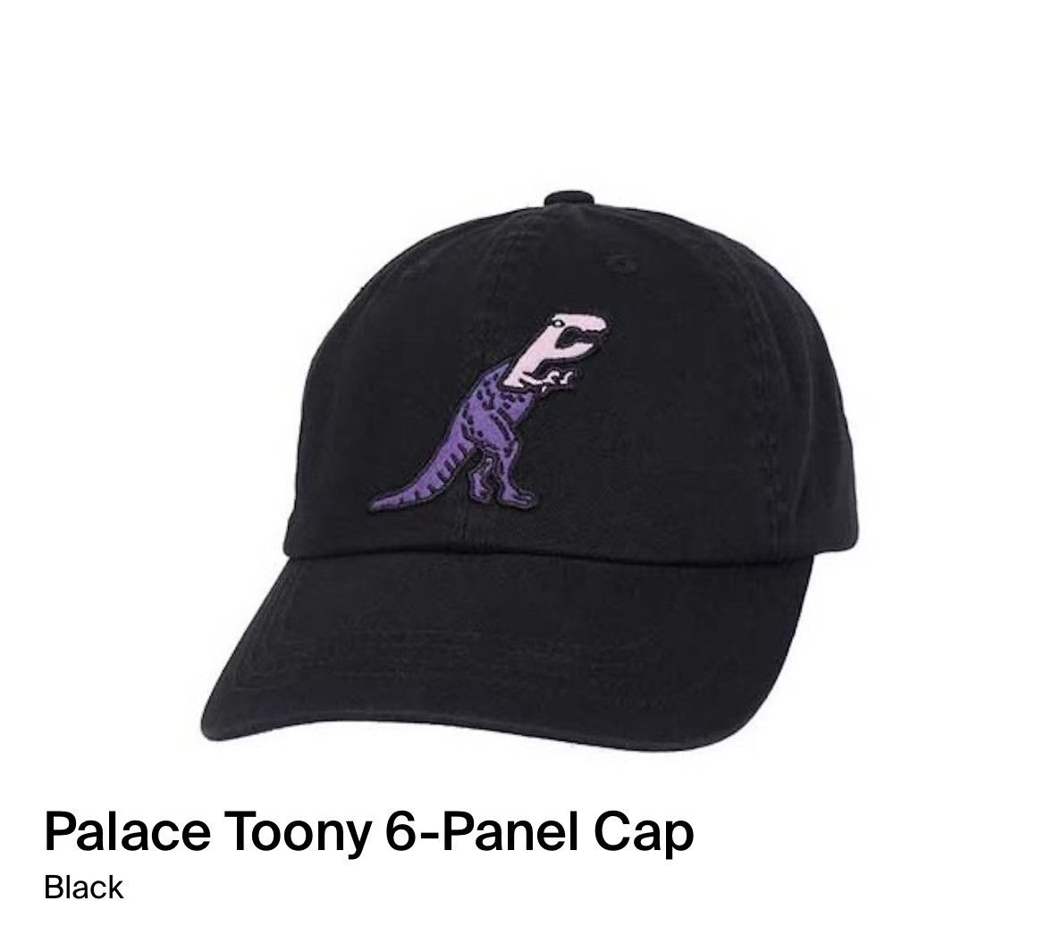 Palace NEW Palace Toony Black Hat Dino Size ONE SIZE - 4 Thumbnail