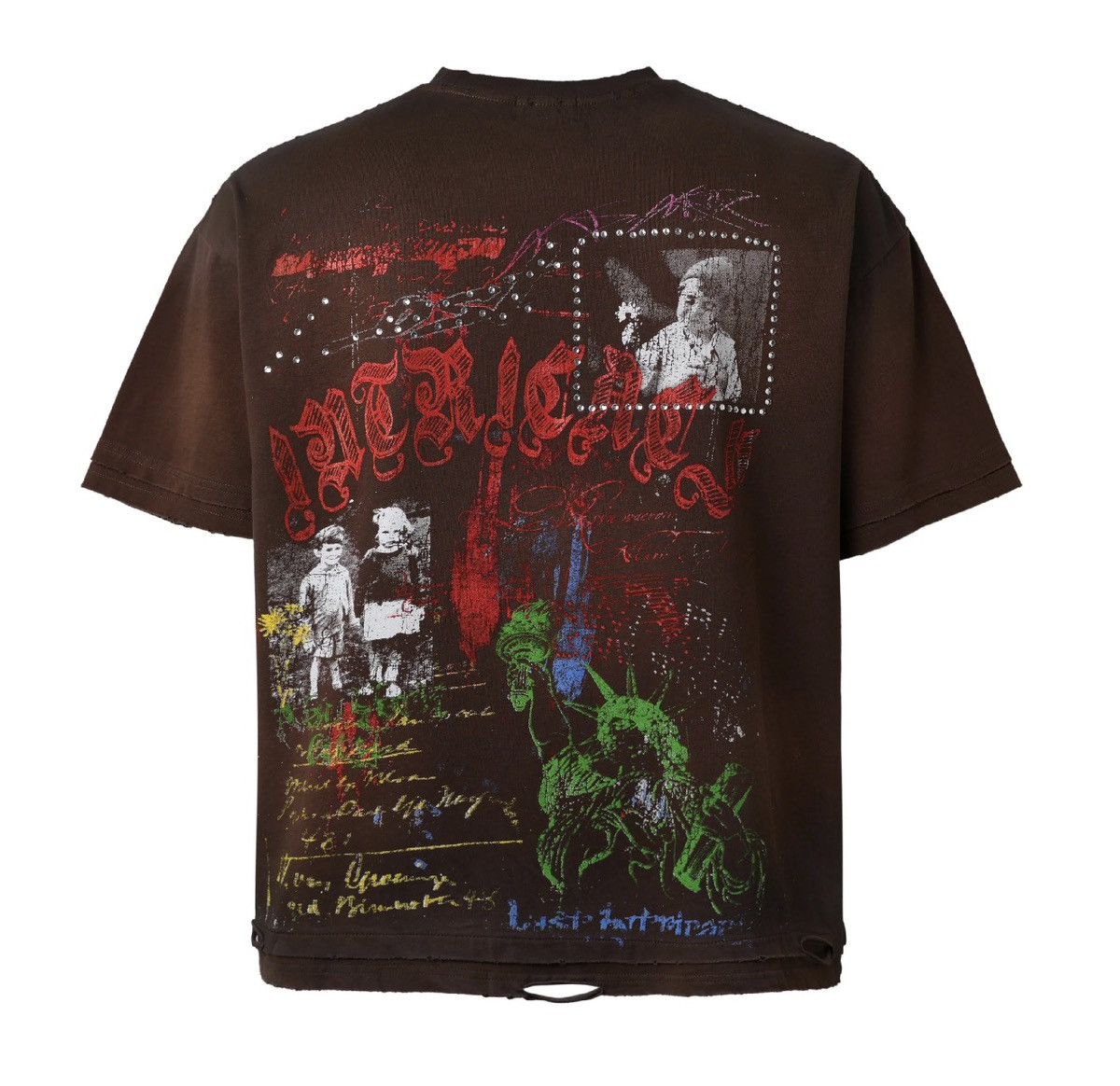 LOST INTRICACY Lost Intricacy 'Decay Archive' Brown Tee Size US XXL / EU 58 / 5 - 2 Thumbnail