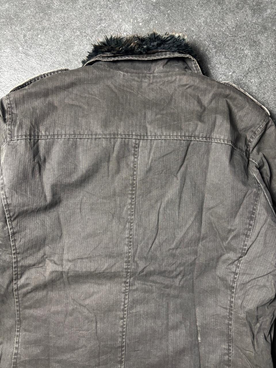 Japanese Brand 2000s Smith's American Fur Sherpa Faded Riders Jacket Size US L / EU 52-54 / 3 - 10 Thumbnail