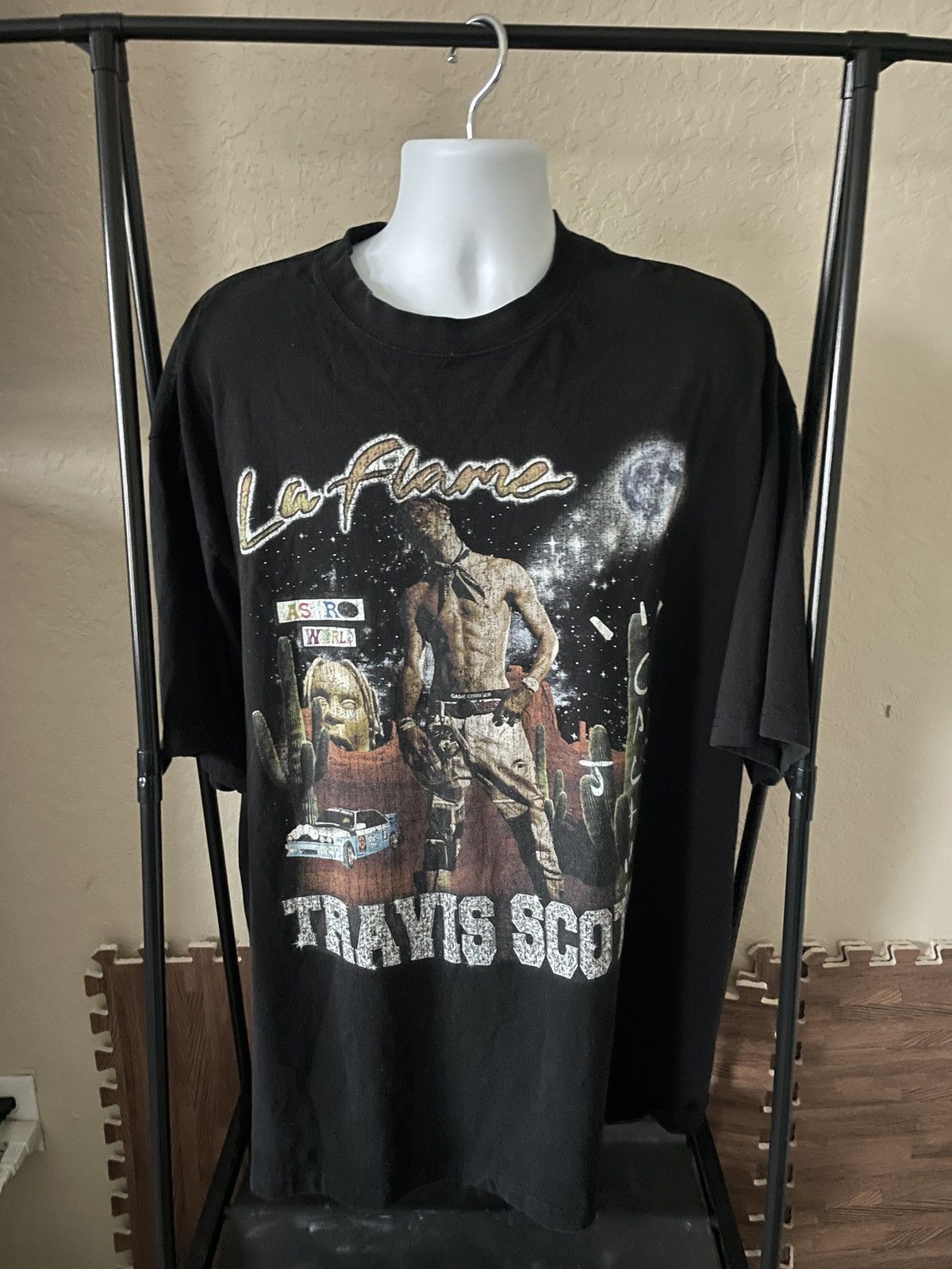 Travis Scott Game Changer Travis Scott La Flame Astroworld tee Size US XXL / EU 58 / 5 - 2 Thumbnail