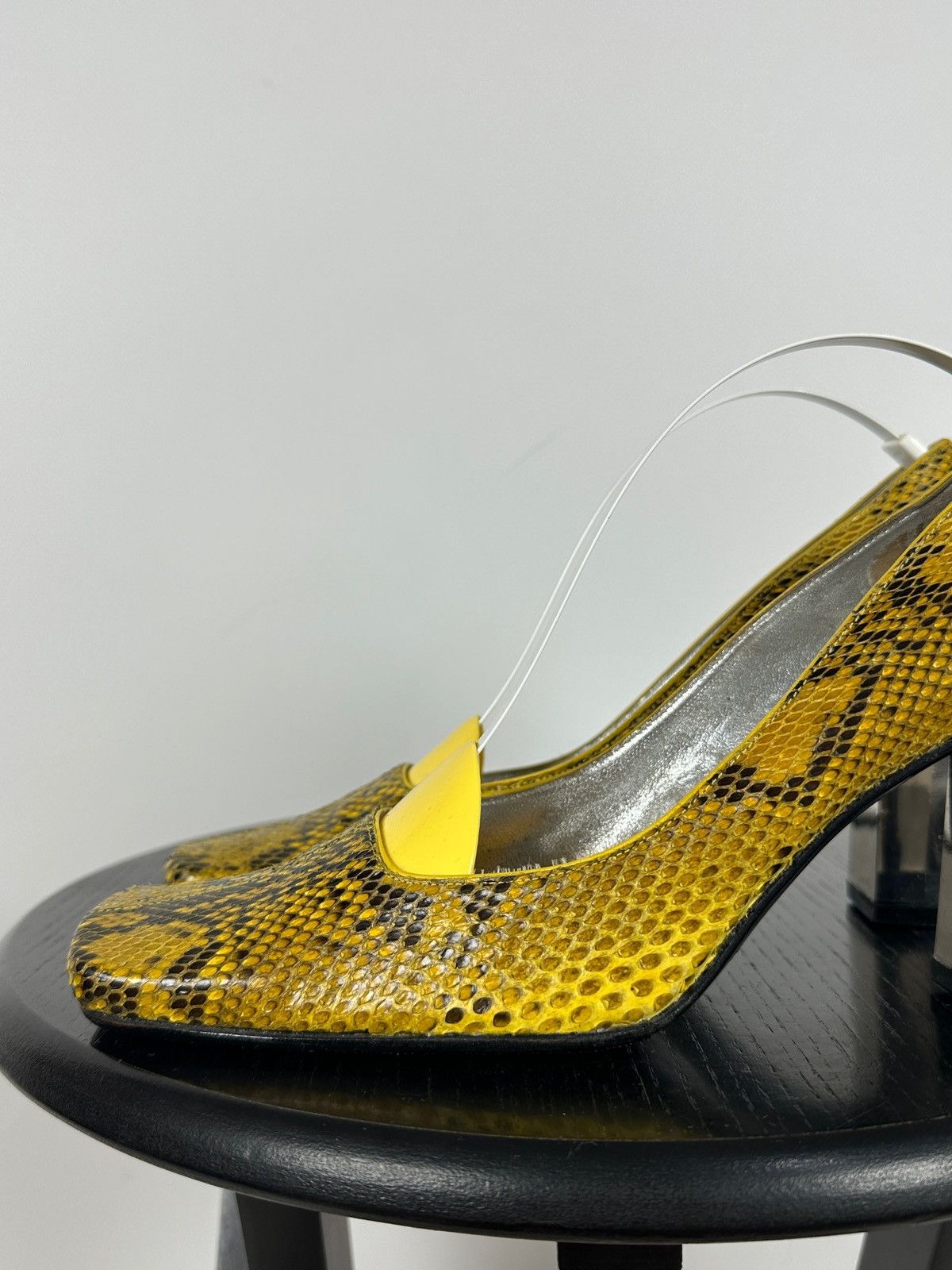 Dolce & Gabbana Vintage Dolce & Gabbana Snakeskin Block Heel Pumps Size US 6 / IT 36 - 15 Thumbnail