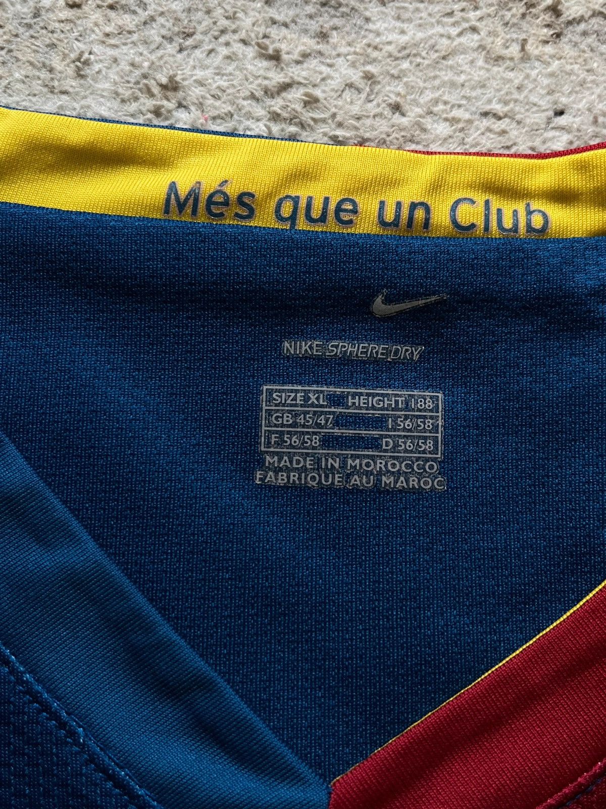 Nike Nike FC Barcelona x Pascualinho #10 2006 Made in Morocco Size US XL / EU 56 / 4 - 3 Thumbnail