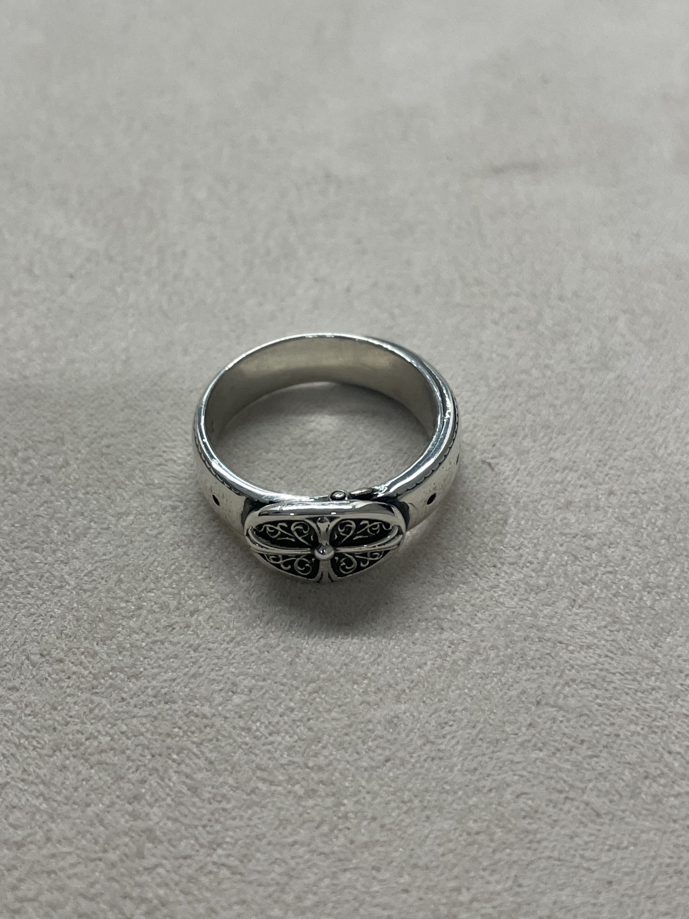 Chrome Hearts Chrome Hearts Silver Oval Belt Keeper Ring Size ONE SIZE - 7 Thumbnail