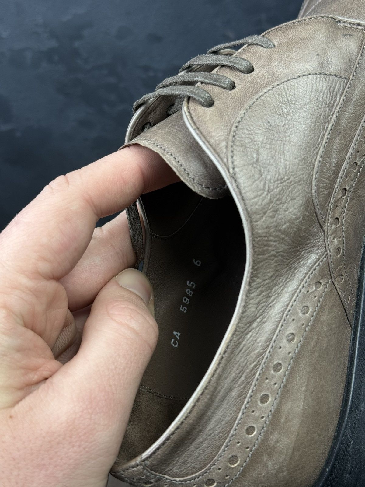 Dolce & Gabbana DOLCE & GABBANA Leather Derby Shoes Size 6 Size US 6 / EU 39 - 11 Thumbnail