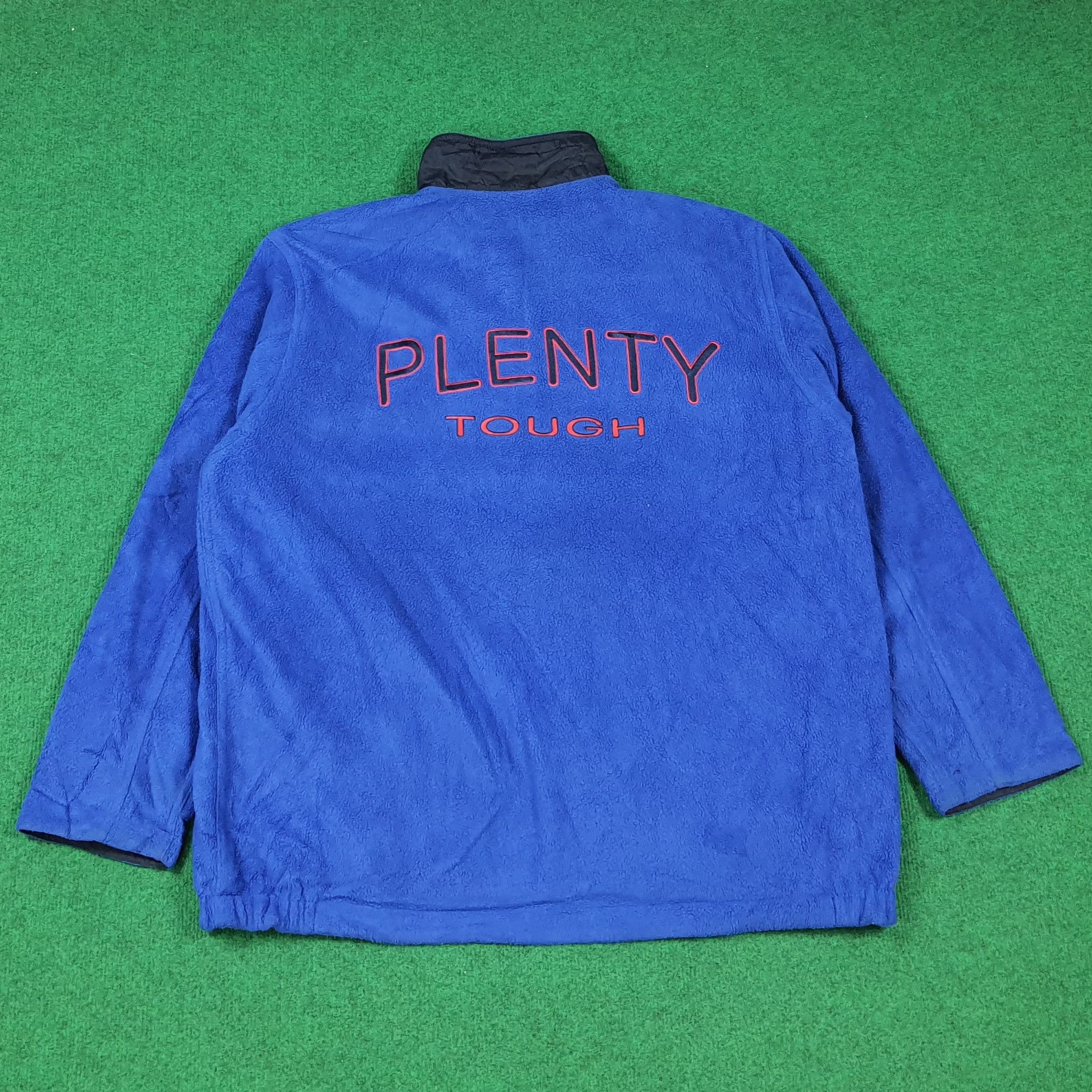 Vintage Vintage 90s Plenty Tough PTS Reversible Windbreaker C284N8 Size US L / EU 52-54 / 3 - 1 Thumbnail