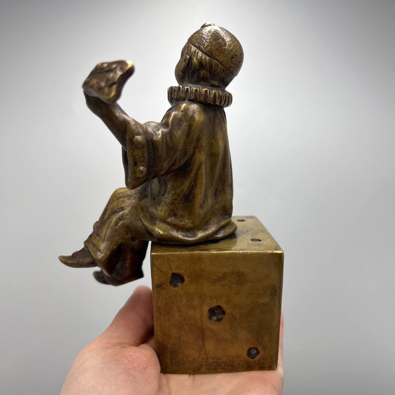 Other Antique Collectible Vienna Bronze Figure Pierrot Guitar Size ONE SIZE - 8 Thumbnail