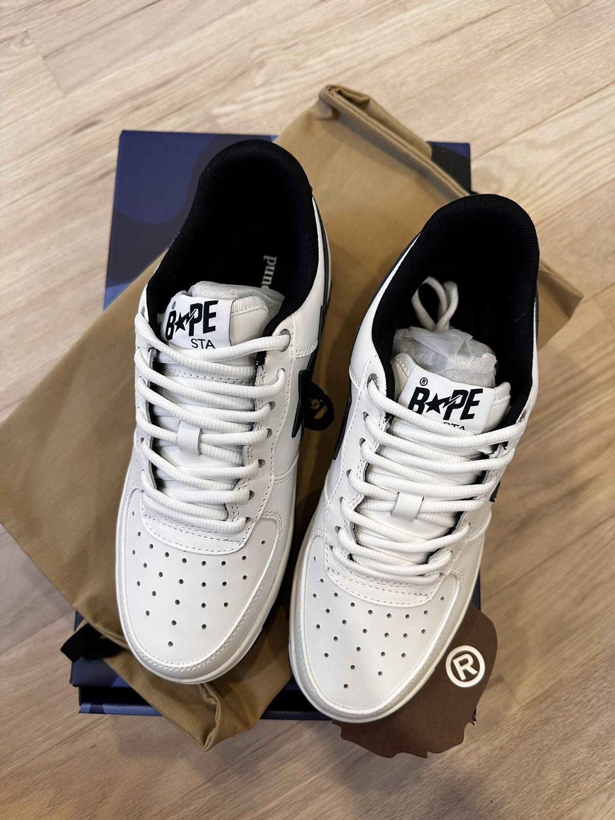 Bape × JJJJound A bathing ape bapsta jjjjound Size US 7 / EU 40 - 4 Thumbnail