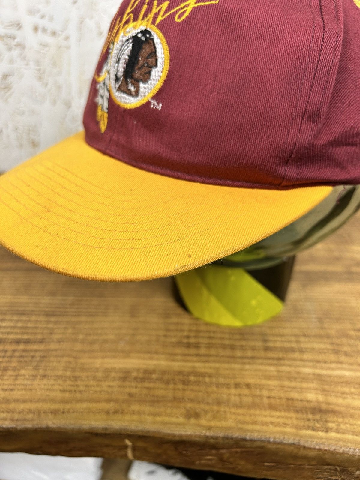 NFL 90s NFL Washington Redskins Red Cap Hat OS Size ONE SIZE - 3 Thumbnail