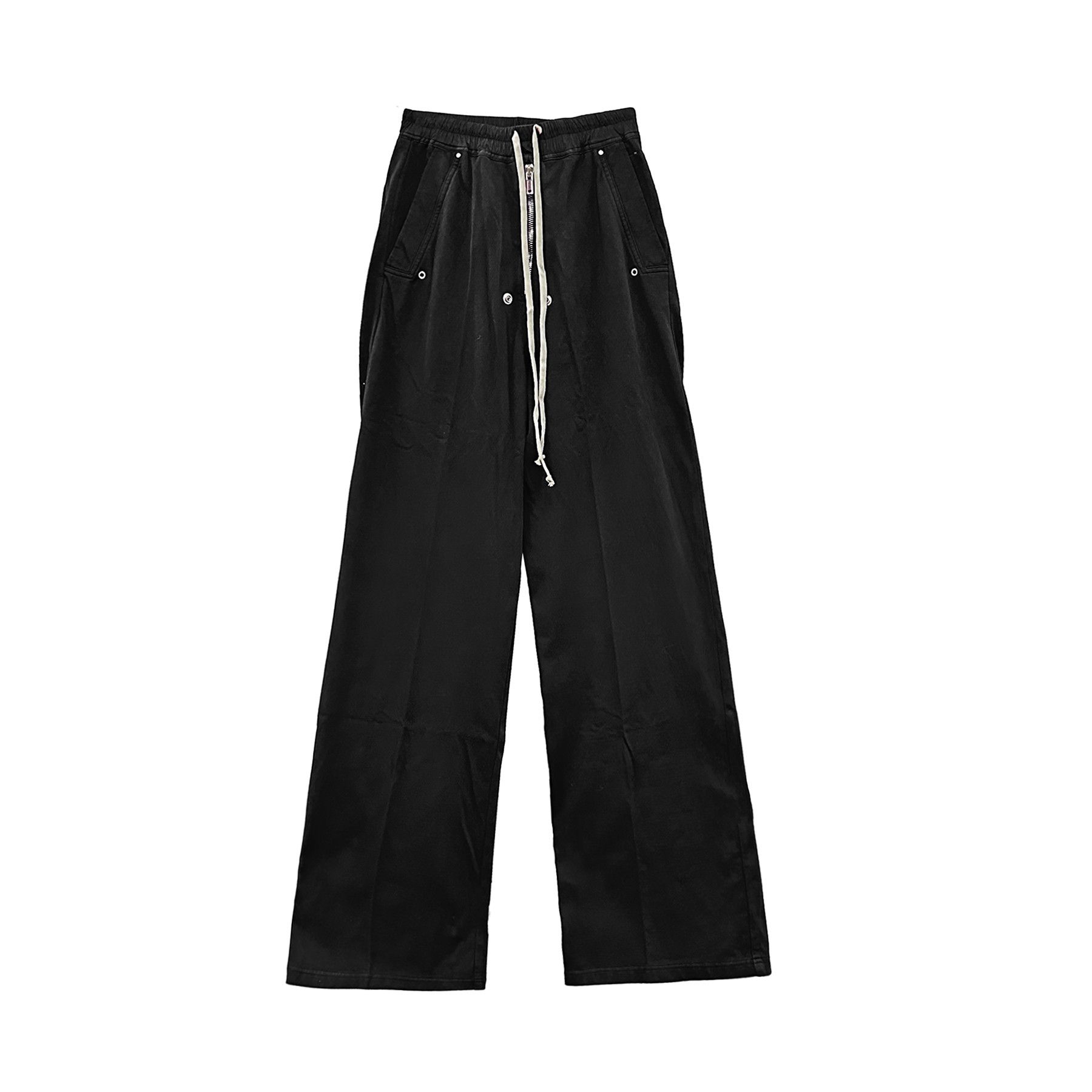 image of Rick Owens Drkshdw Geth Belas Compact Heavy Cotton Jersey in Black, Women's (Size 26)