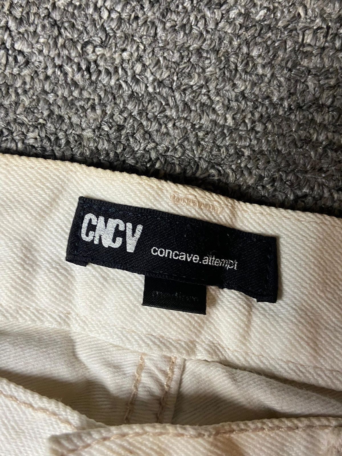 Japanese Brand CNCV Concave Attempt Regular Fit Jeans (147) Size US 32 / EU 48 - 3 Thumbnail