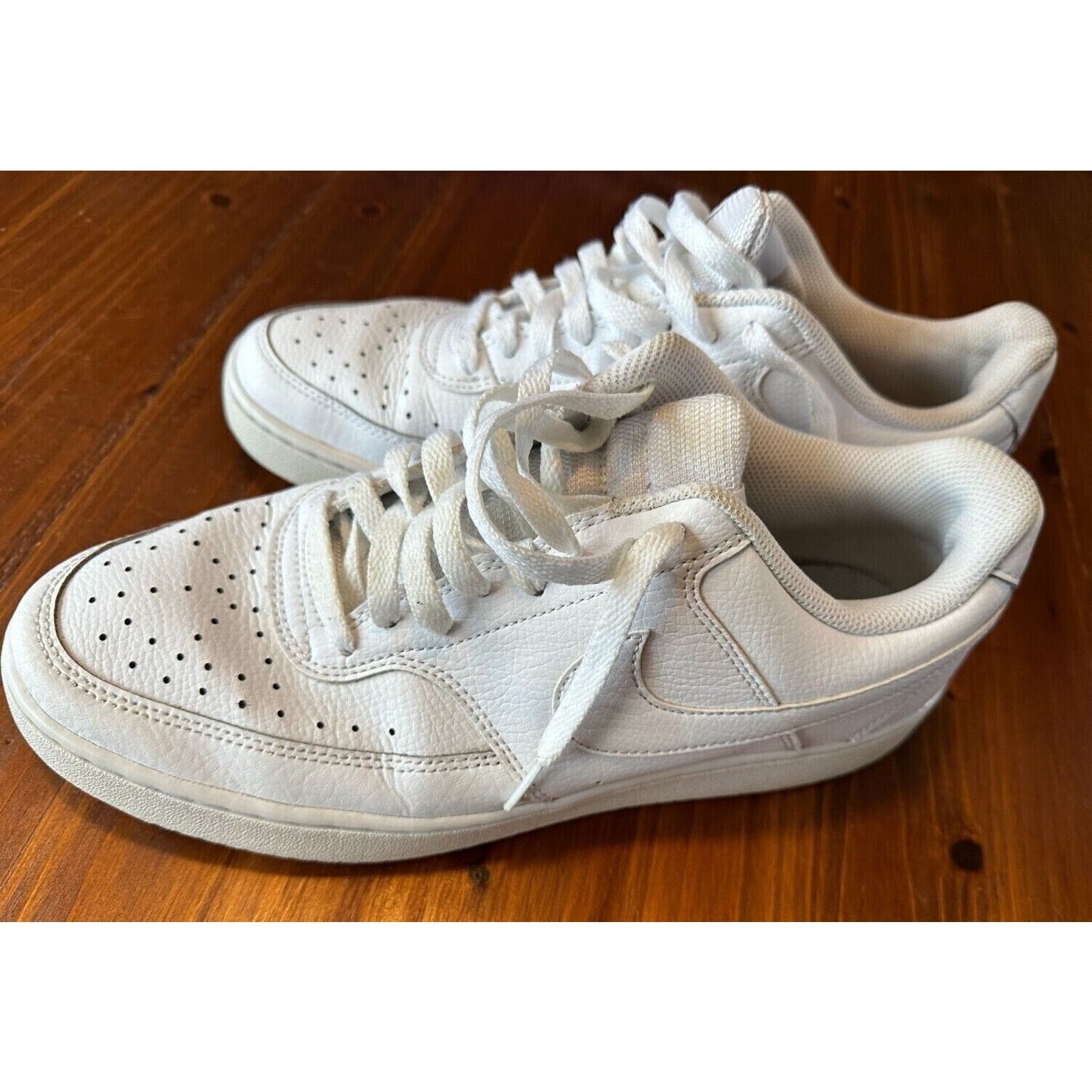 Nike Nike Court Vision Low Triple White 2019 - CD5463-100 Size10 Size US 10 / EU 43 - 2 Thumbnail