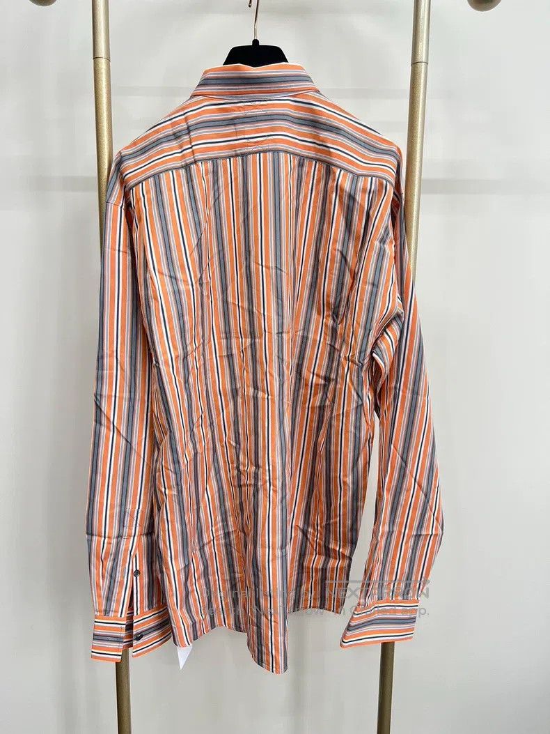 Hermes Hermes size 43 Striped double pocket shirt Size US XS / EU 42 / 0 - 2 Thumbnail