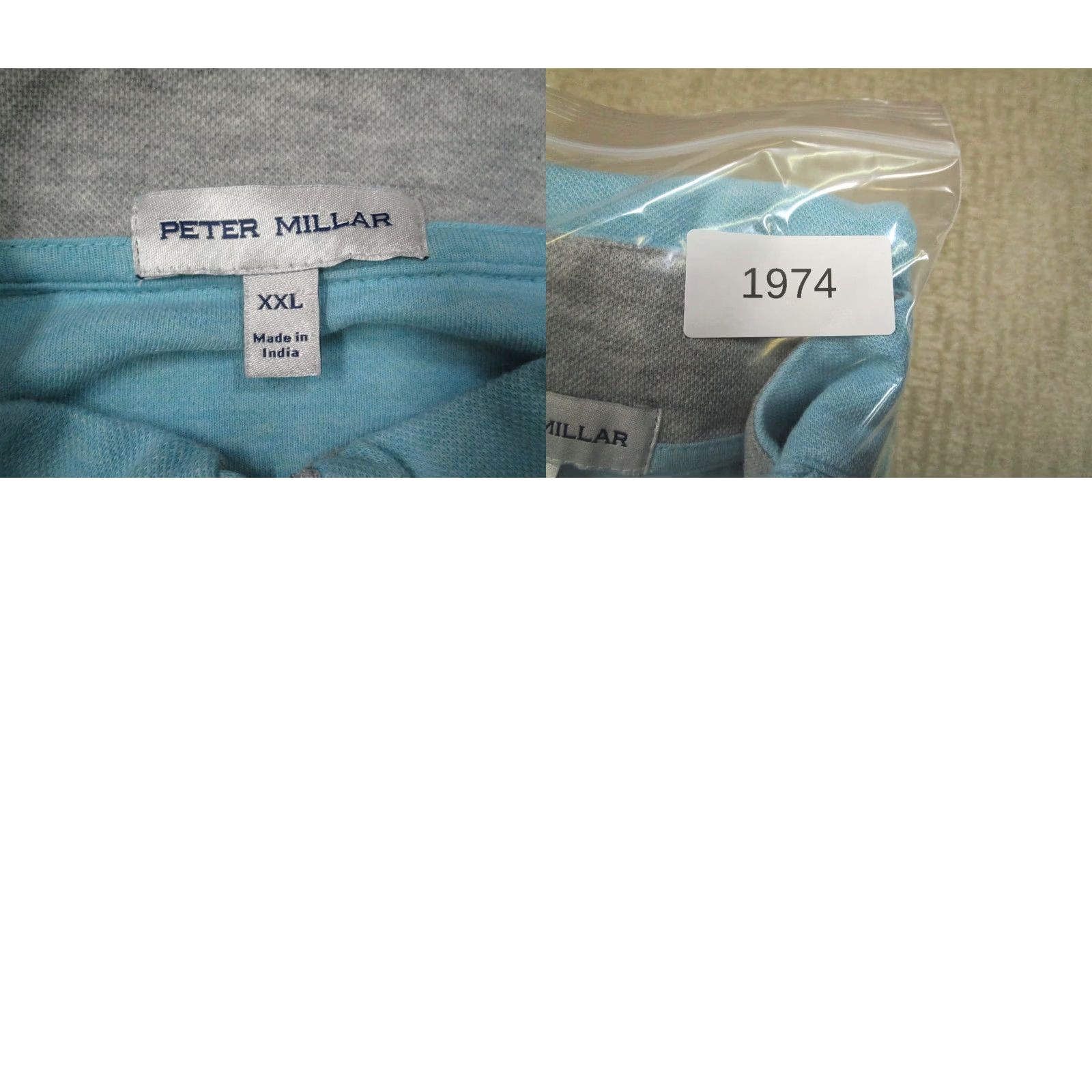 Peter Millar Peter Millar Pullover Men 2XL Blue Aqua Quarter Zip Lightweight Knit Sweater Size US XXL / EU 58 / 5 - 8 Thumbnail