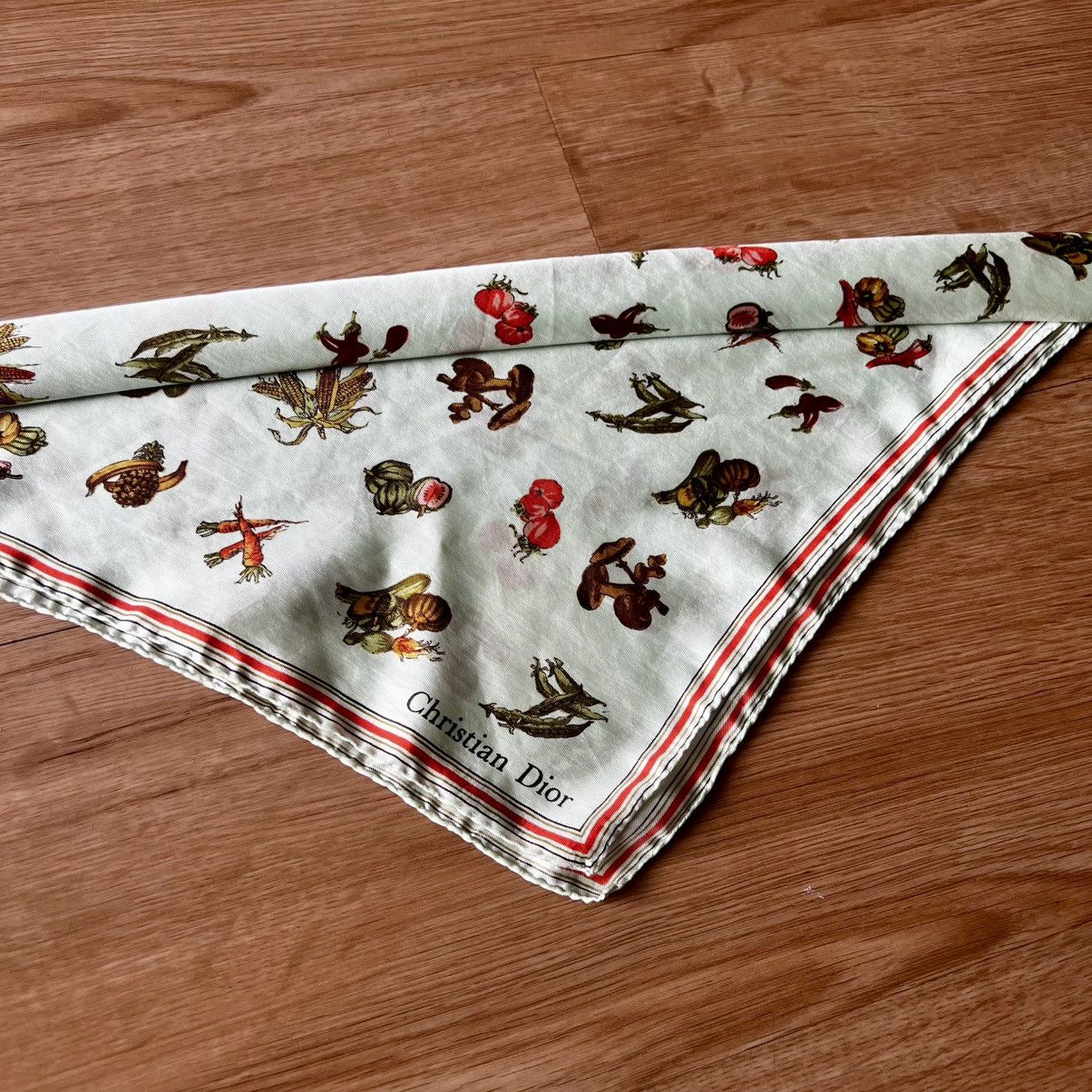 Christian Dior Monsieur Christian Dior Handkerchief Rare Vintage Size ONE SIZE - 5 Thumbnail