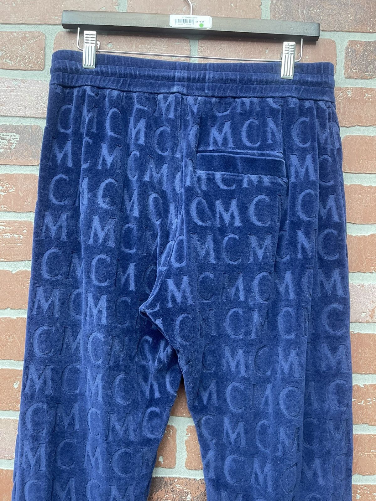 MCM Size M - MCM Logo Velour Track Pants Monogram Size US 32 / EU 48 - 5 Thumbnail
