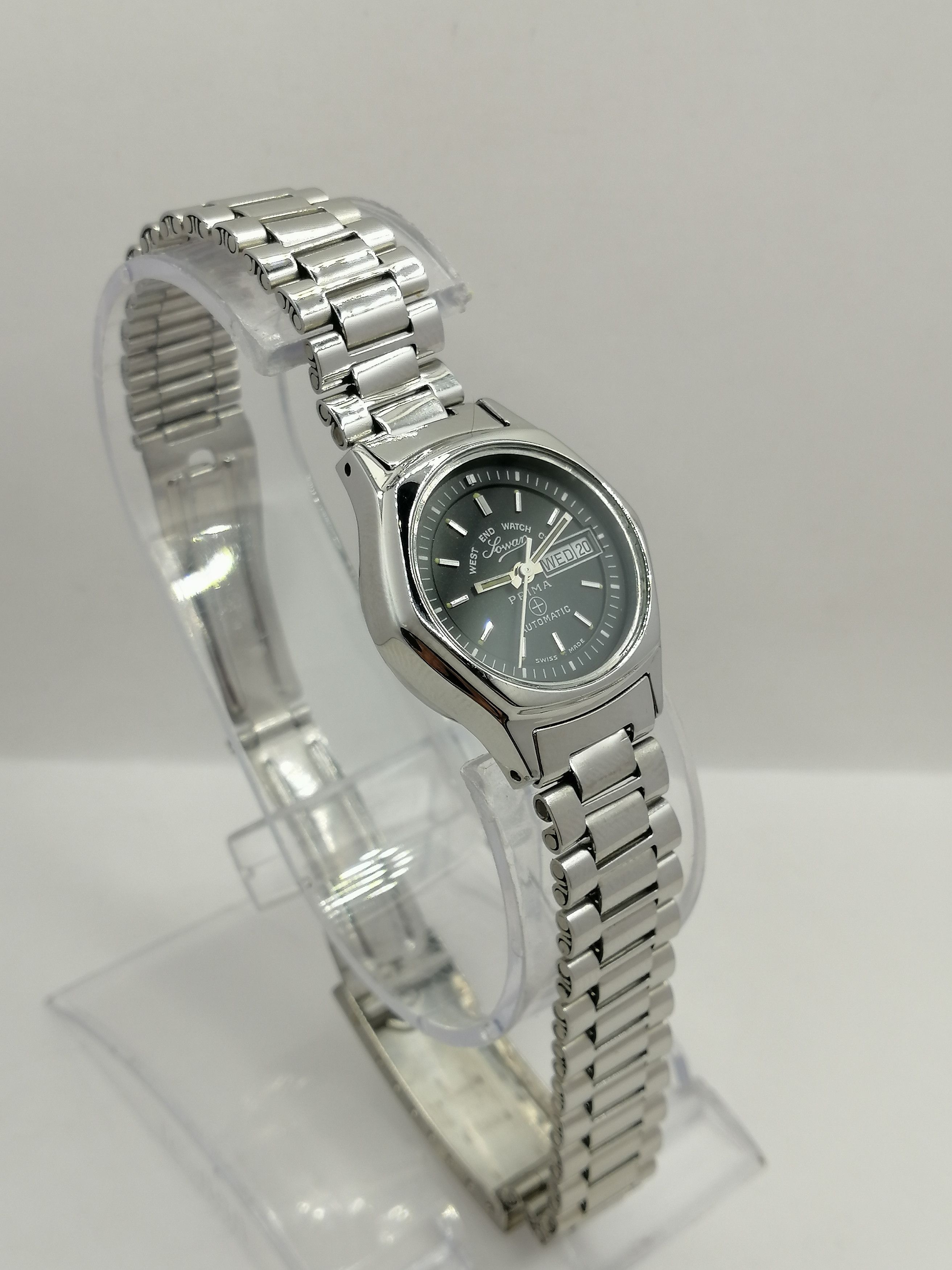 Vintage West End Watch Co sowar Day/Date Automatic wrist Watch Size ONE SIZE - 4 Thumbnail