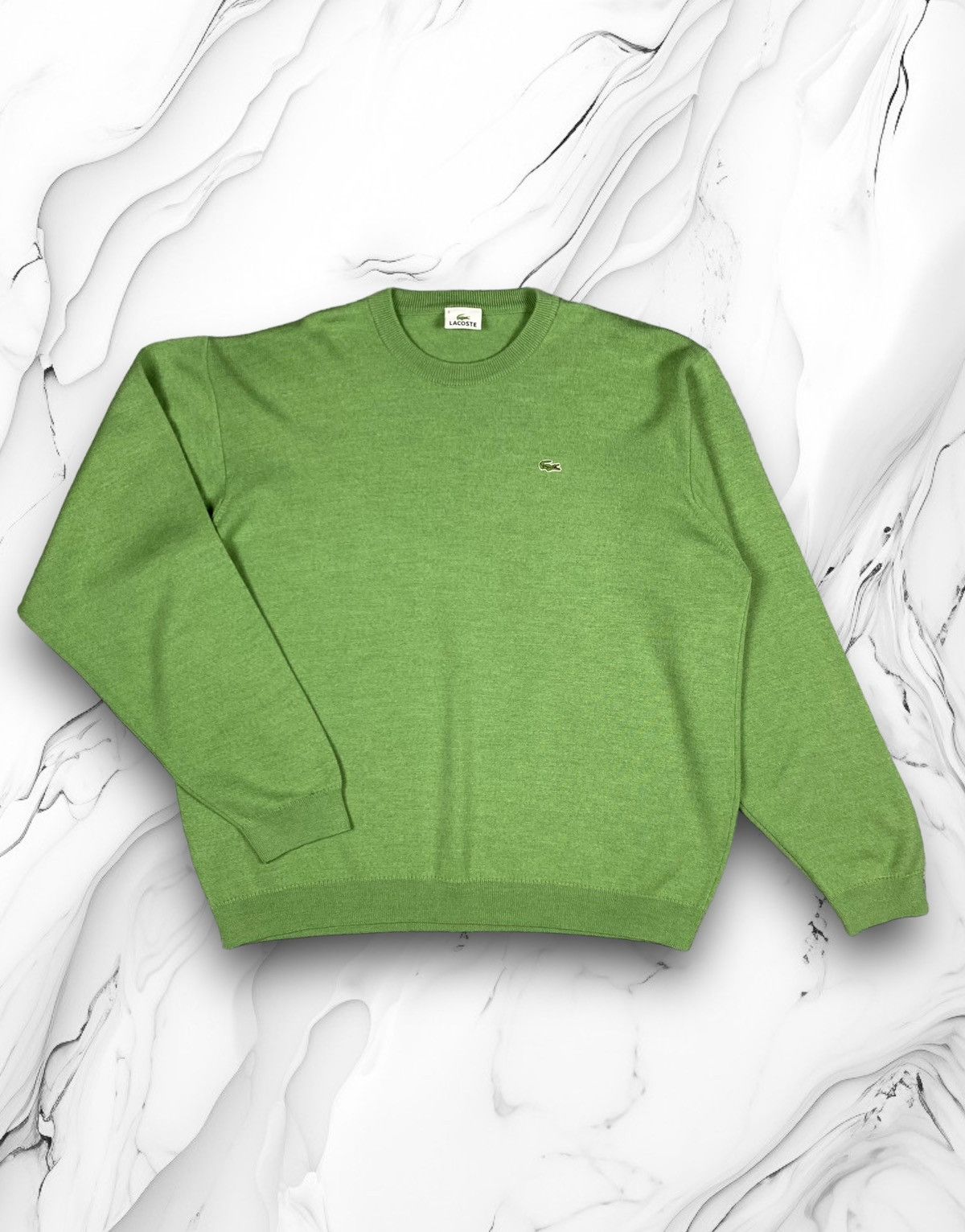 Lacoste × Vintage Vintage Lacoste Wool Sweatshirt Sweater Size US XL / EU 56 / 4 - 1 Thumbnail