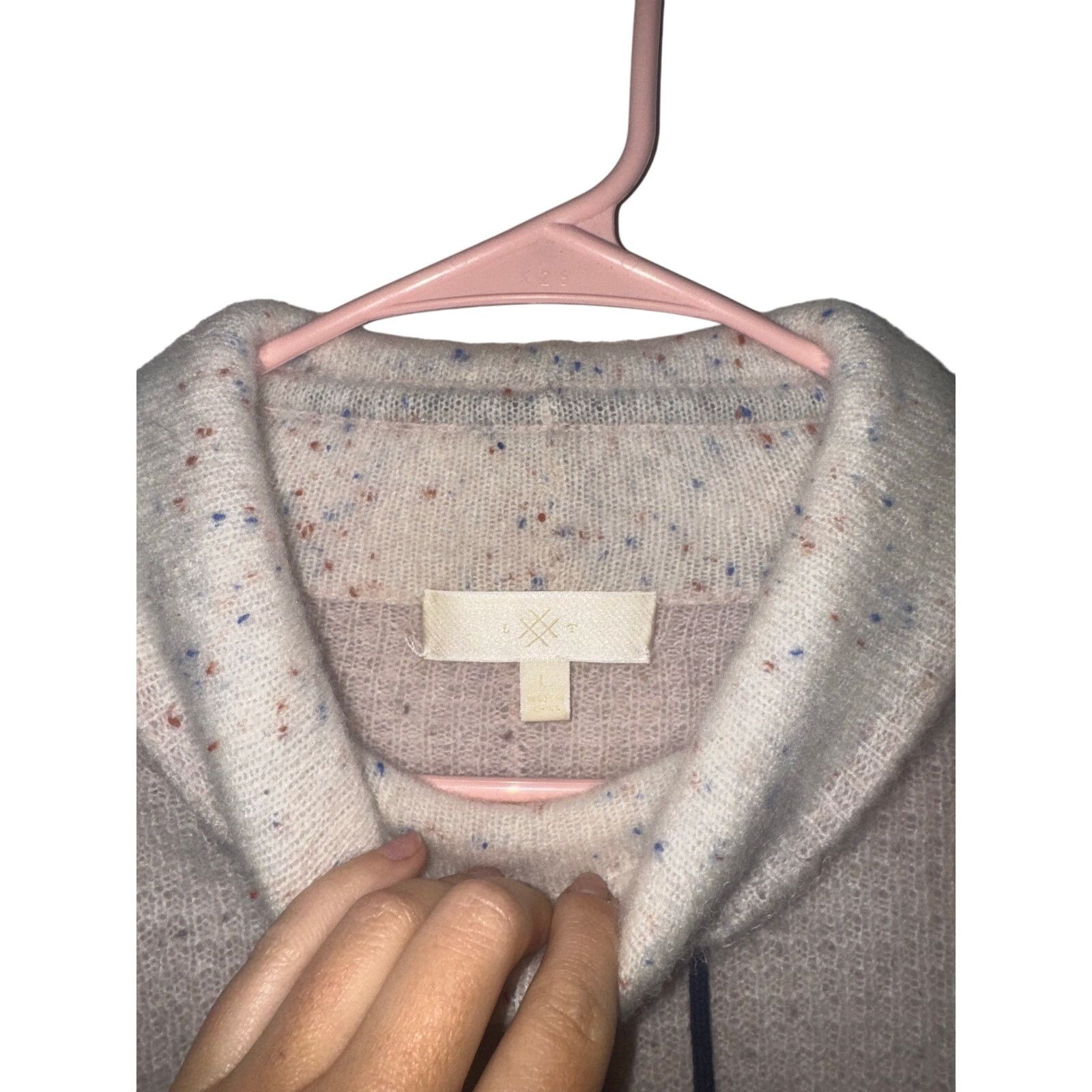 Anthropologie LT Anthropologie Cashmere Mock Neck Sweater - Large Size L / US 10 / IT 46 - 3 Thumbnail