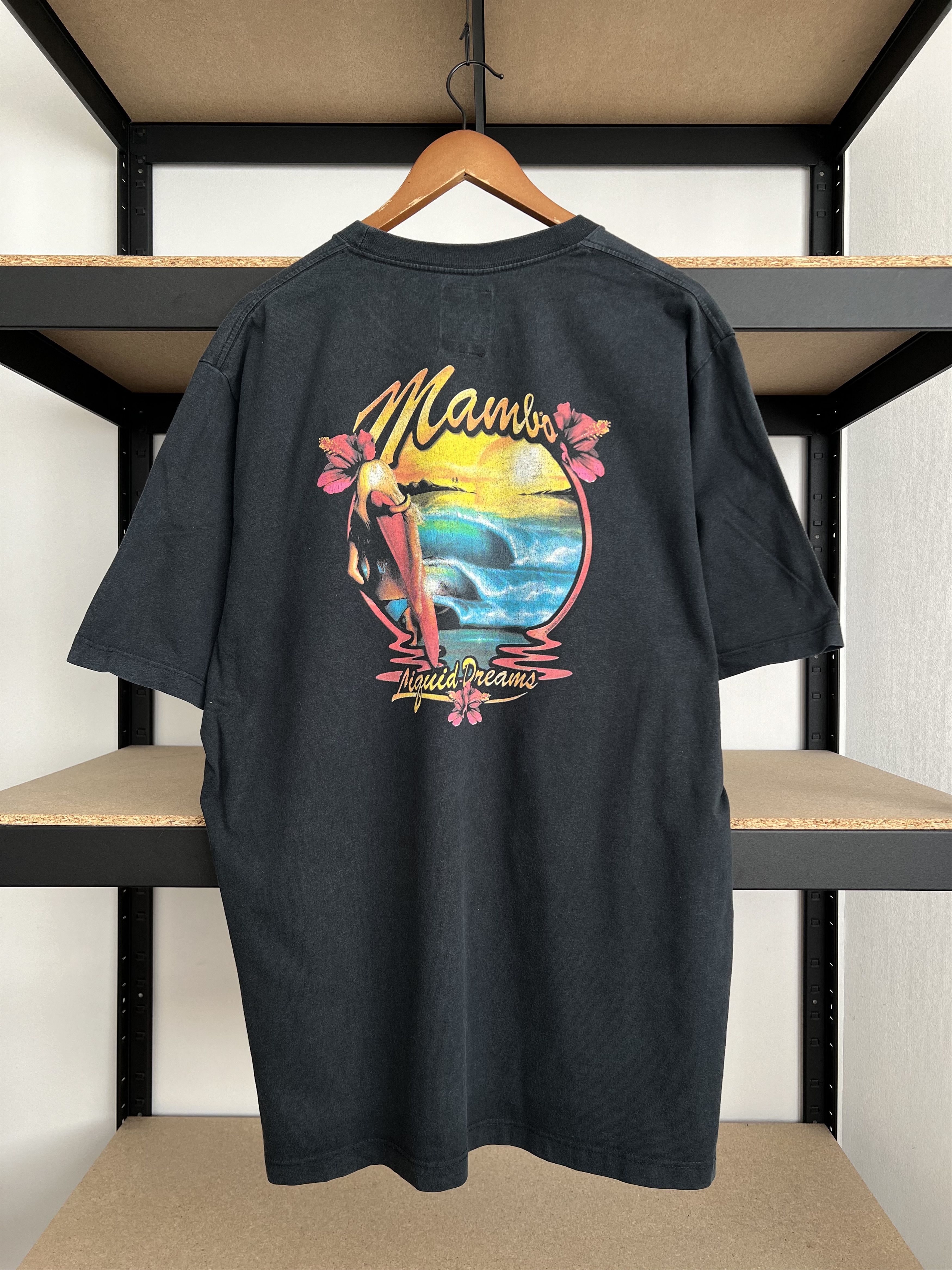 Mambo Vintage Mambo Liquid Dreams Australia Black T-shirt Size US XL / EU 56 / 4 - 4 Thumbnail