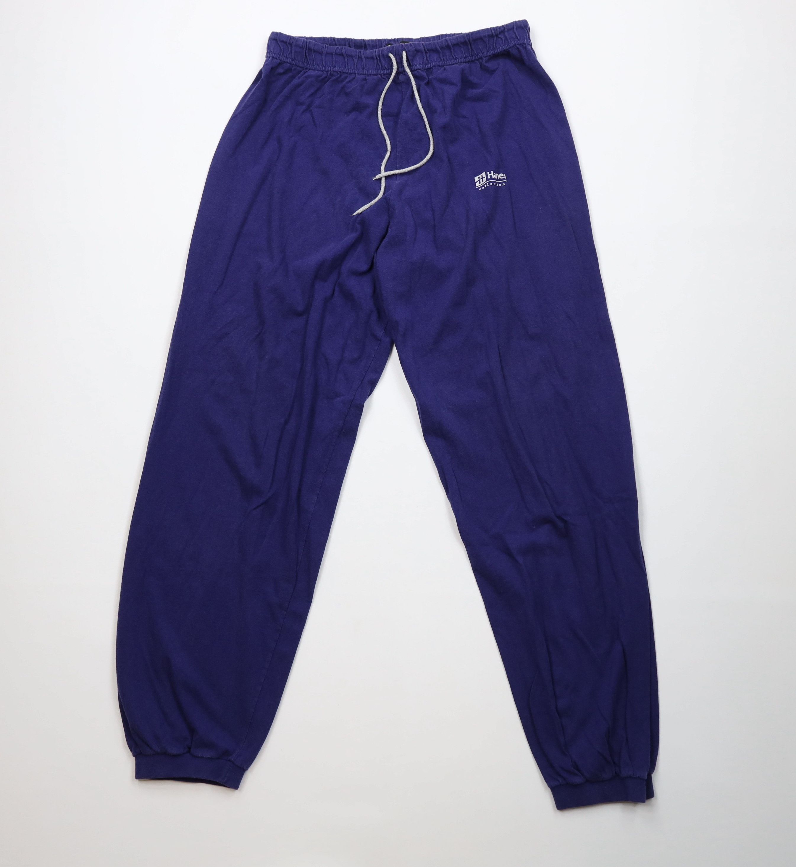 Vintage Vintage 90s Streetwear Lightweight Sweatpants Joggers Blue Size US 36 / EU 52 - 1 Thumbnail