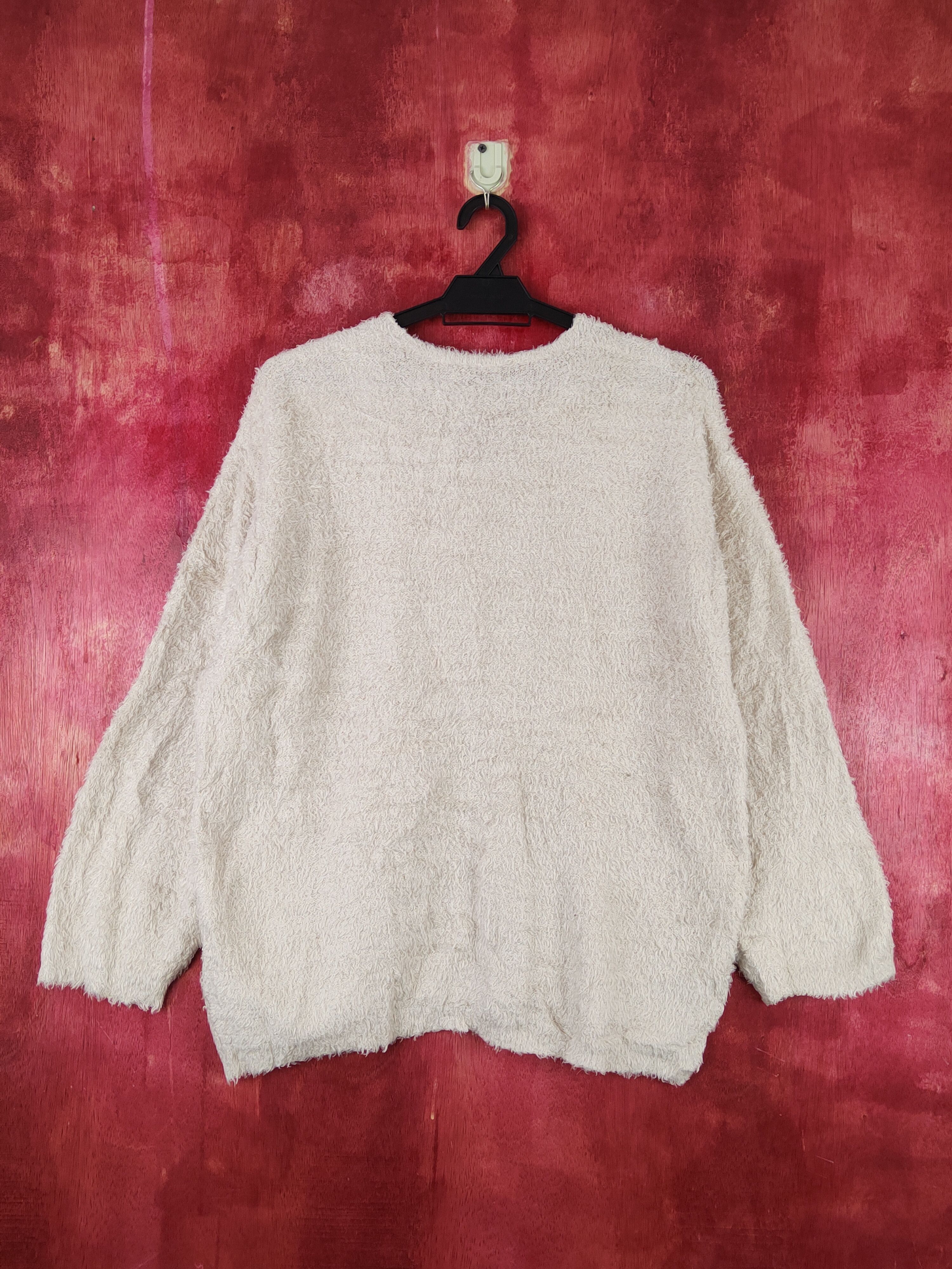 Homespun Knitwear Topvalu Light Brown Shag Shaggy Fur Mohair Knitwear #S1900 Size L / US 10 / IT 46 - 7 Thumbnail