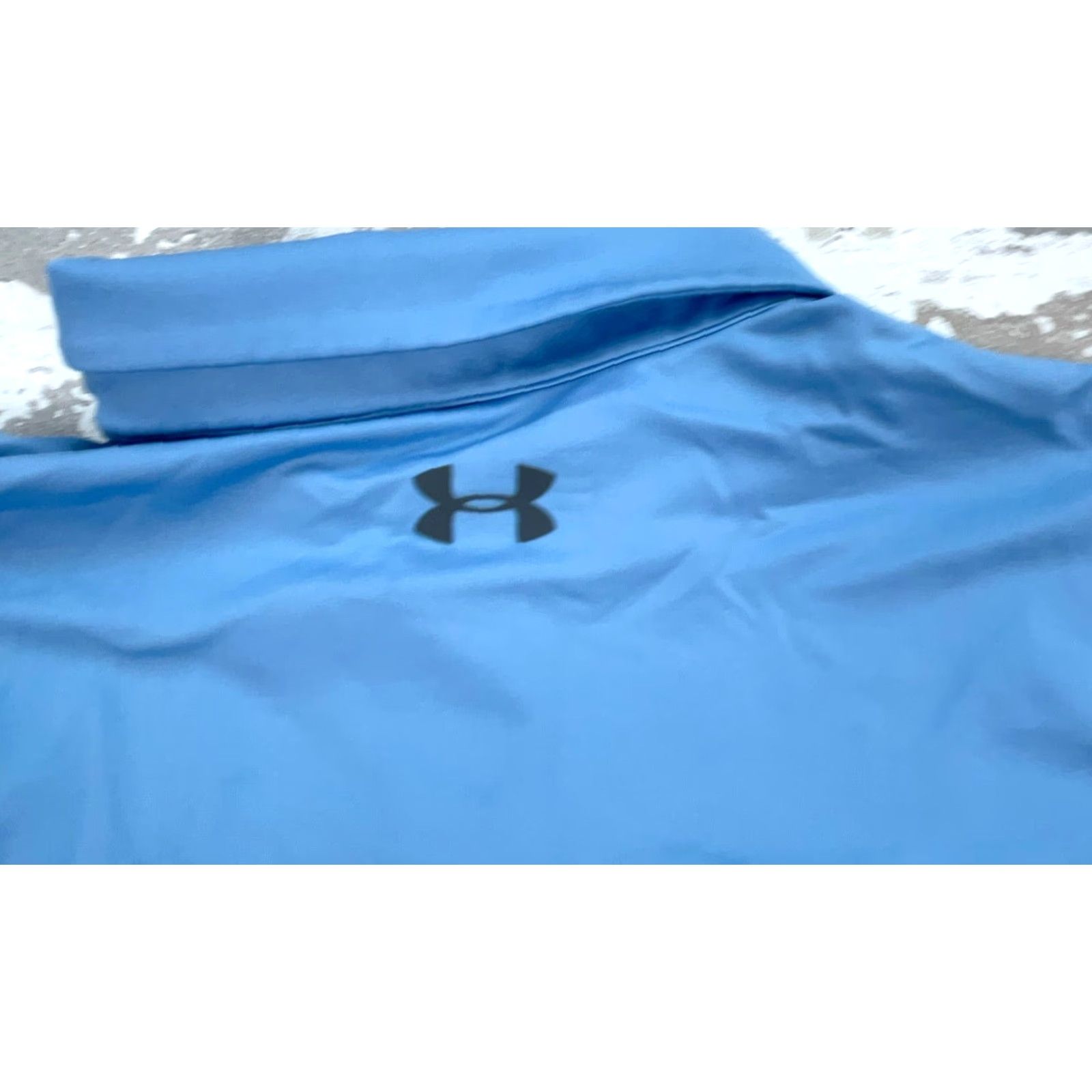 Under Armour Under Armour Polo Shirt Men L Blue Black Loose Golf Tennis Performance HeatGear Size US L / EU 52-54 / 3 - 7 Thumbnail