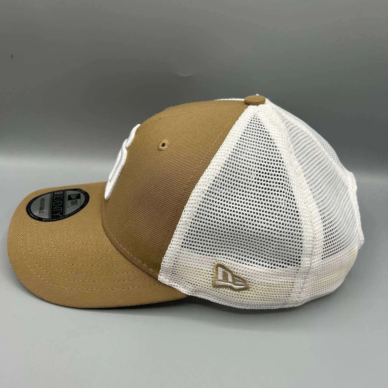 New Era San Diego Padres Trucker Hat Men Brown White Snap Back Cap Size ONE SIZE - 3 Thumbnail