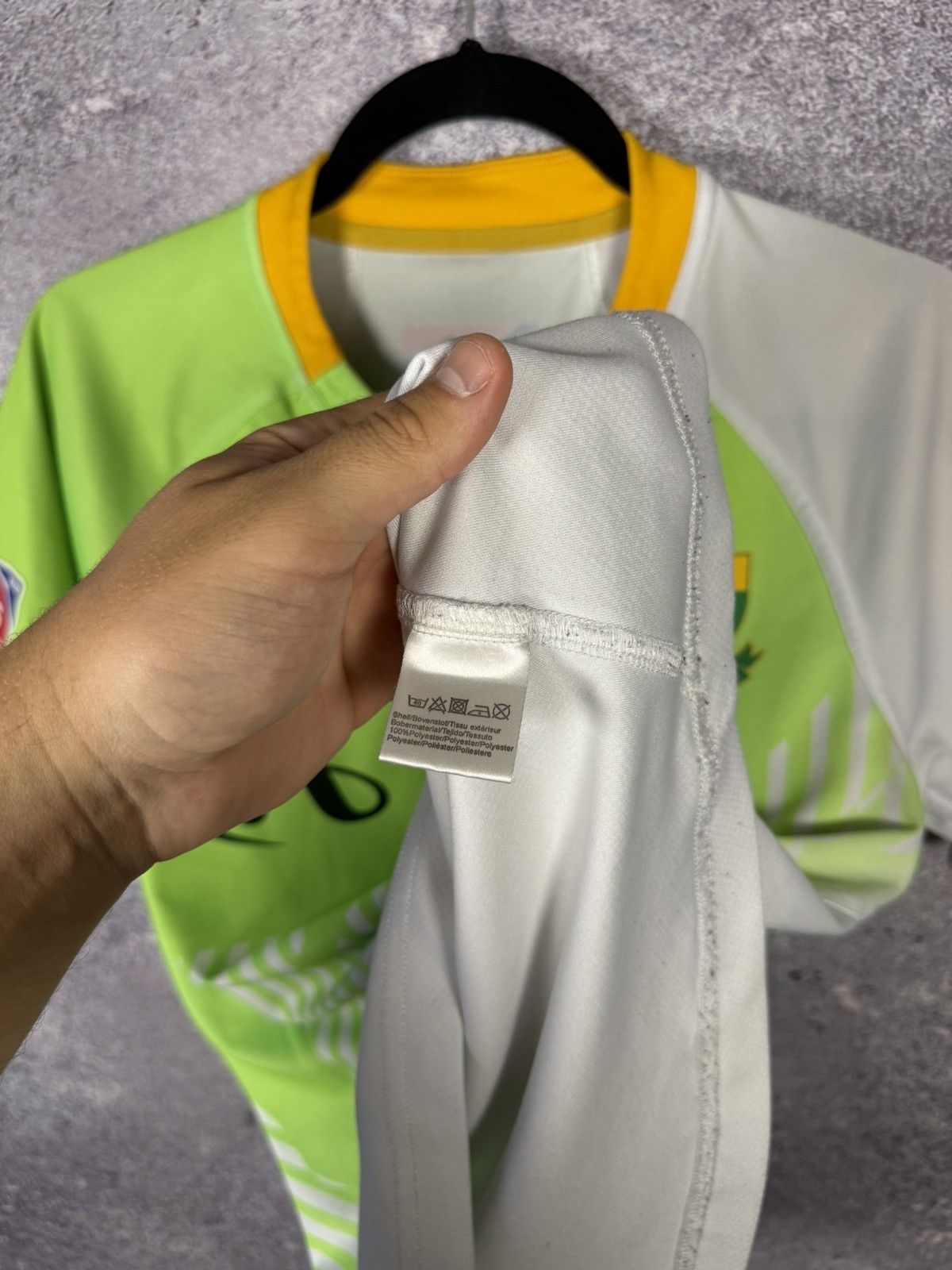 Asics South Africa Sevens Rugby Union 2014 Rugby Jersey Small Size US S / EU 44-46 / 1 - 9 Thumbnail
