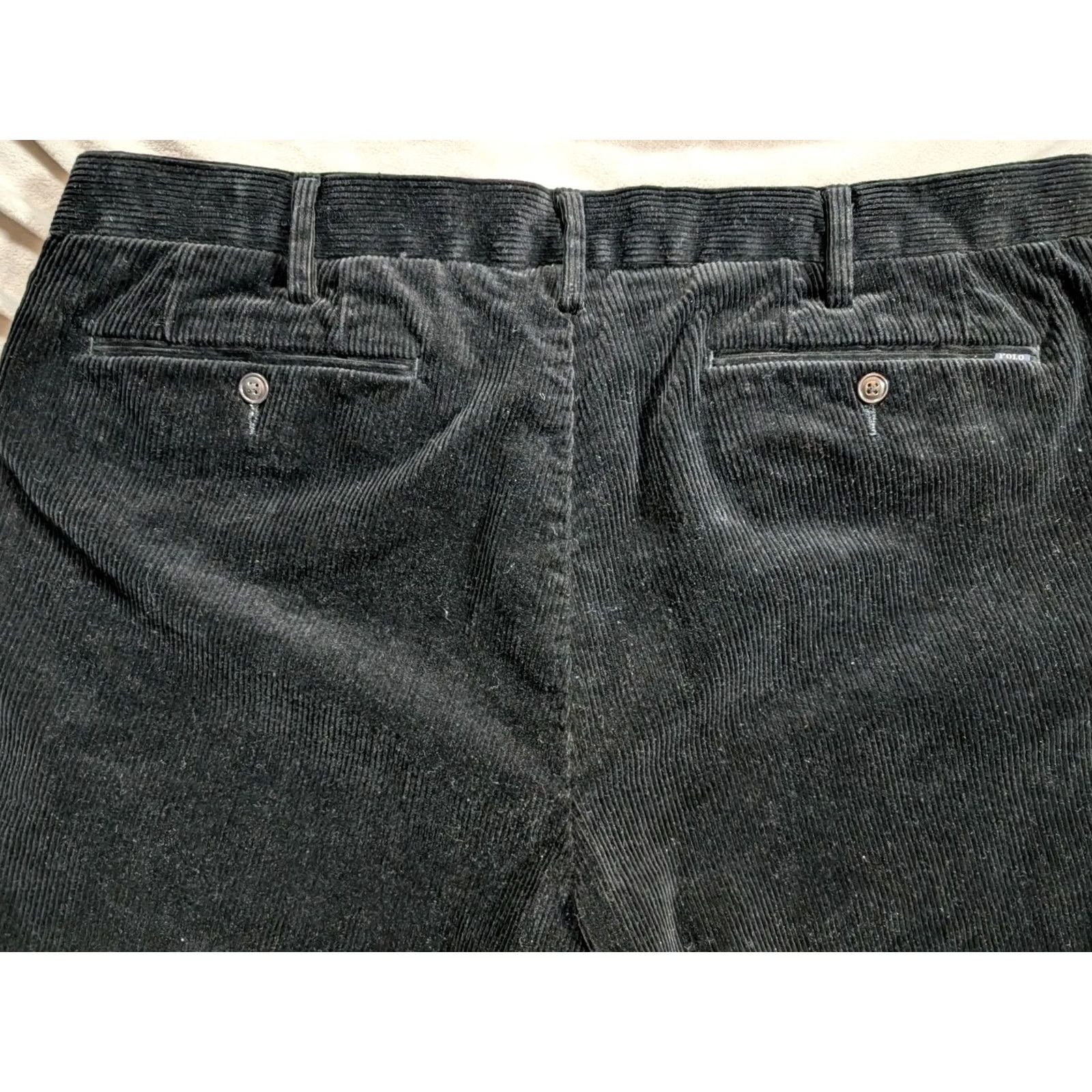 Polo Ralph Lauren Polo Ralph Lauren Black Corduroy Pants Chino Classic Fit 38x32 Polo Ralph Lauren Men Pants Regular Black Corduroy Chino Classic Fit 38 Black Mens Size US M / EU 48-50 / 2 - 6 Thumbnail