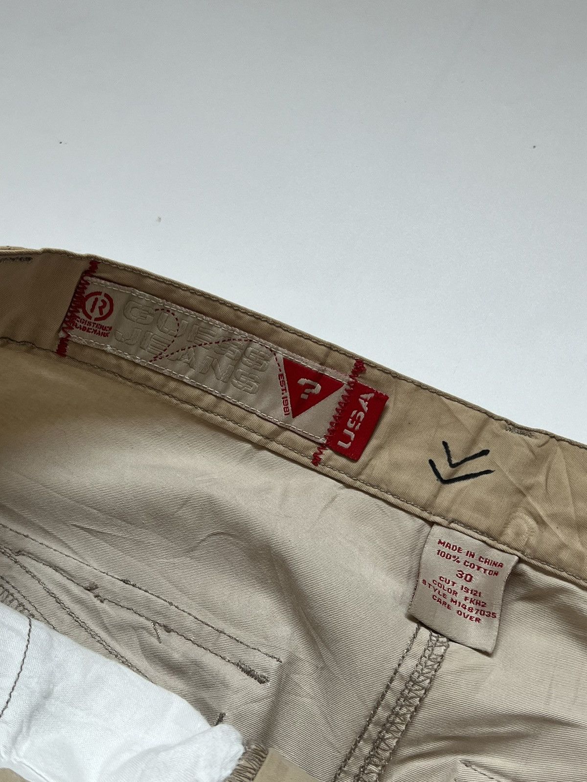 Guess 90's Guess Usa Chinos Denim Size US 30 / EU 46 - 3 Thumbnail
