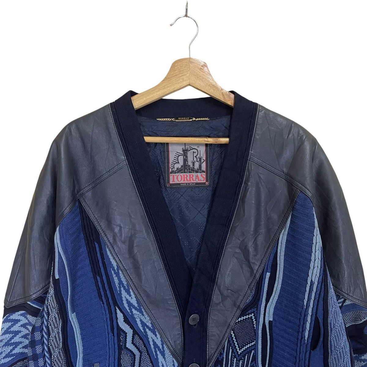 Japanese Brand Vintage 90’s Torras Made In Spain Knit Cardigan Size US XL / EU 56 / 4 - 4 Thumbnail