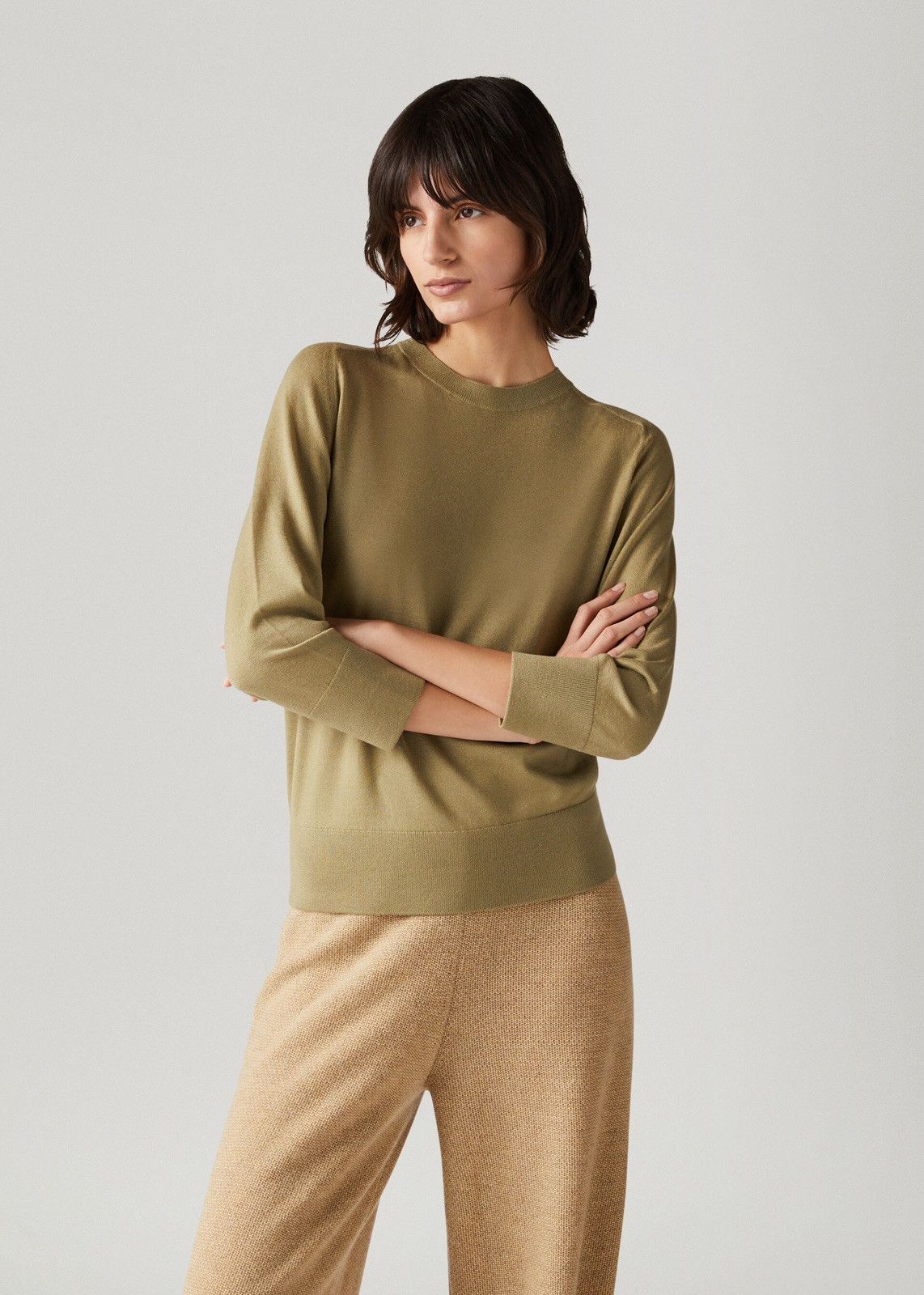 Loro Piana o1srvl11e0424 Sweater in Dark Brown Size S / US 4 / IT 40 - 2 Thumbnail