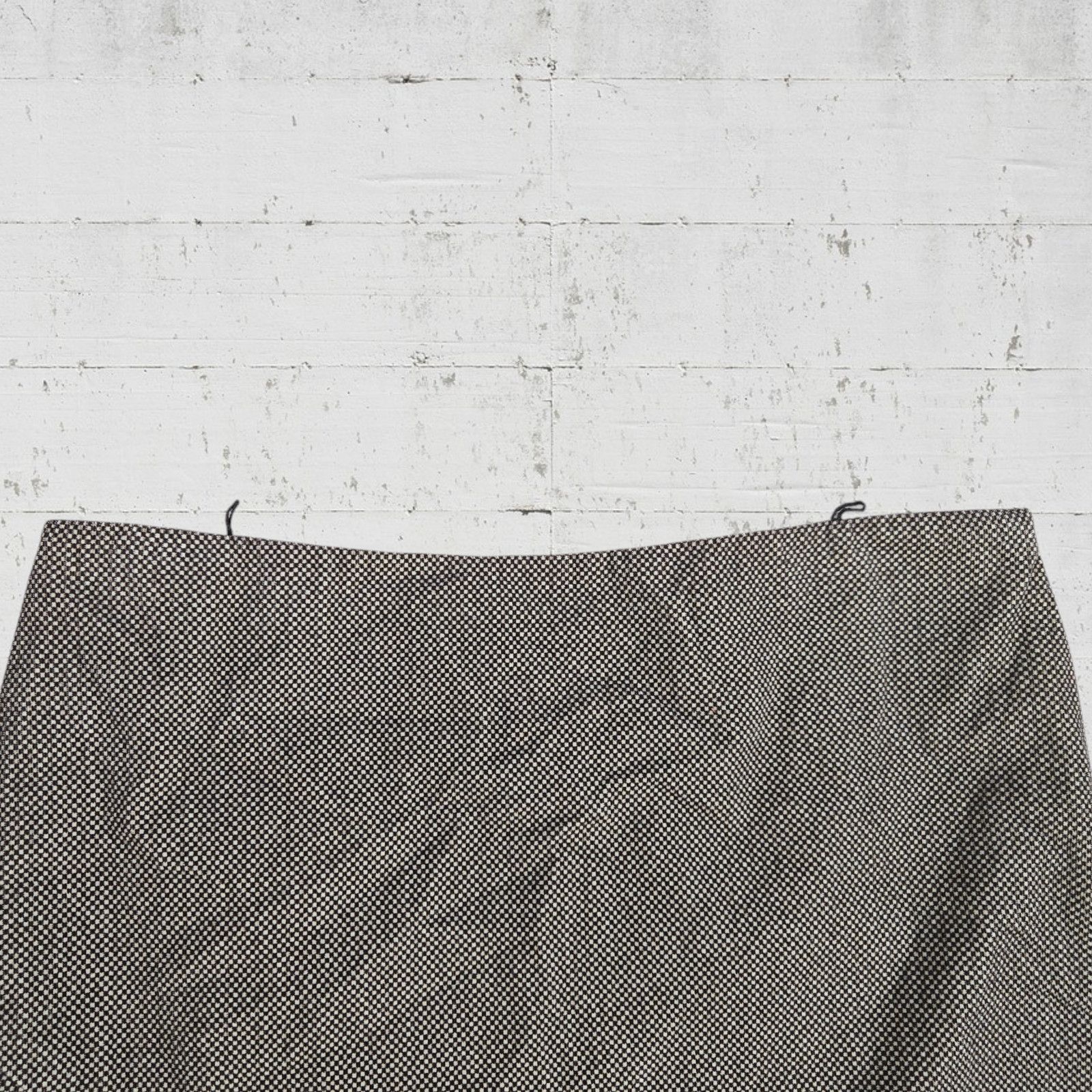 Vintage 90s Vintage Brown Asymmetrical Hem Skirt Size 8 Size 30" / US 8 / IT 44 - 4 Thumbnail