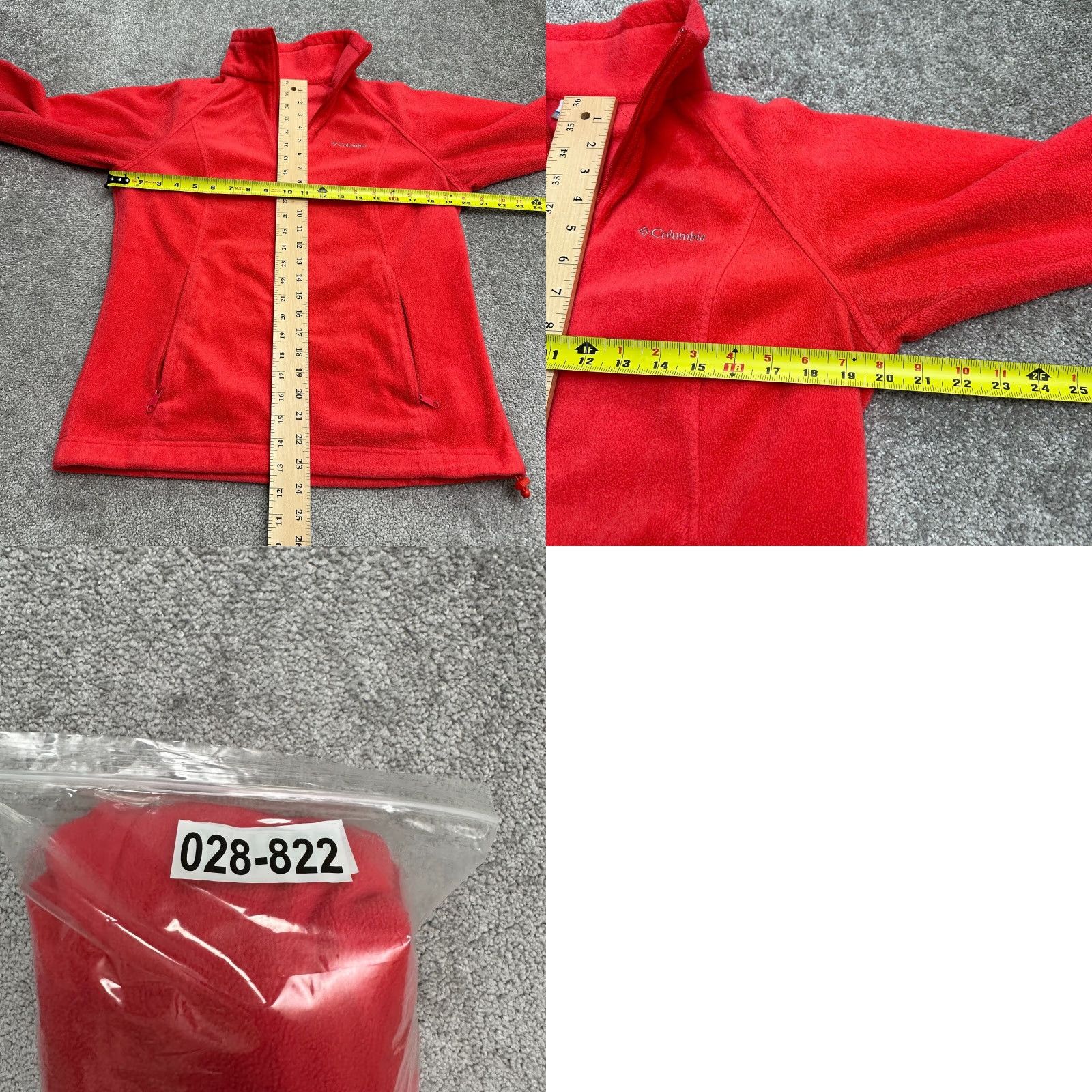 Vintage Columbia Benton Springs Fleece Jacket Womens Medium Red Outdoor Hiking Size M / US 6-8 / IT 42-44 - 8 Thumbnail