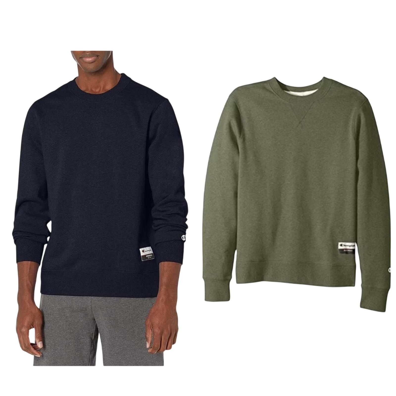 Champion 2 New Champion Mens Medium Sueded Fleece Pullover Sweatshirt Size US S / EU 44-46 / 1 - 1 Thumbnail