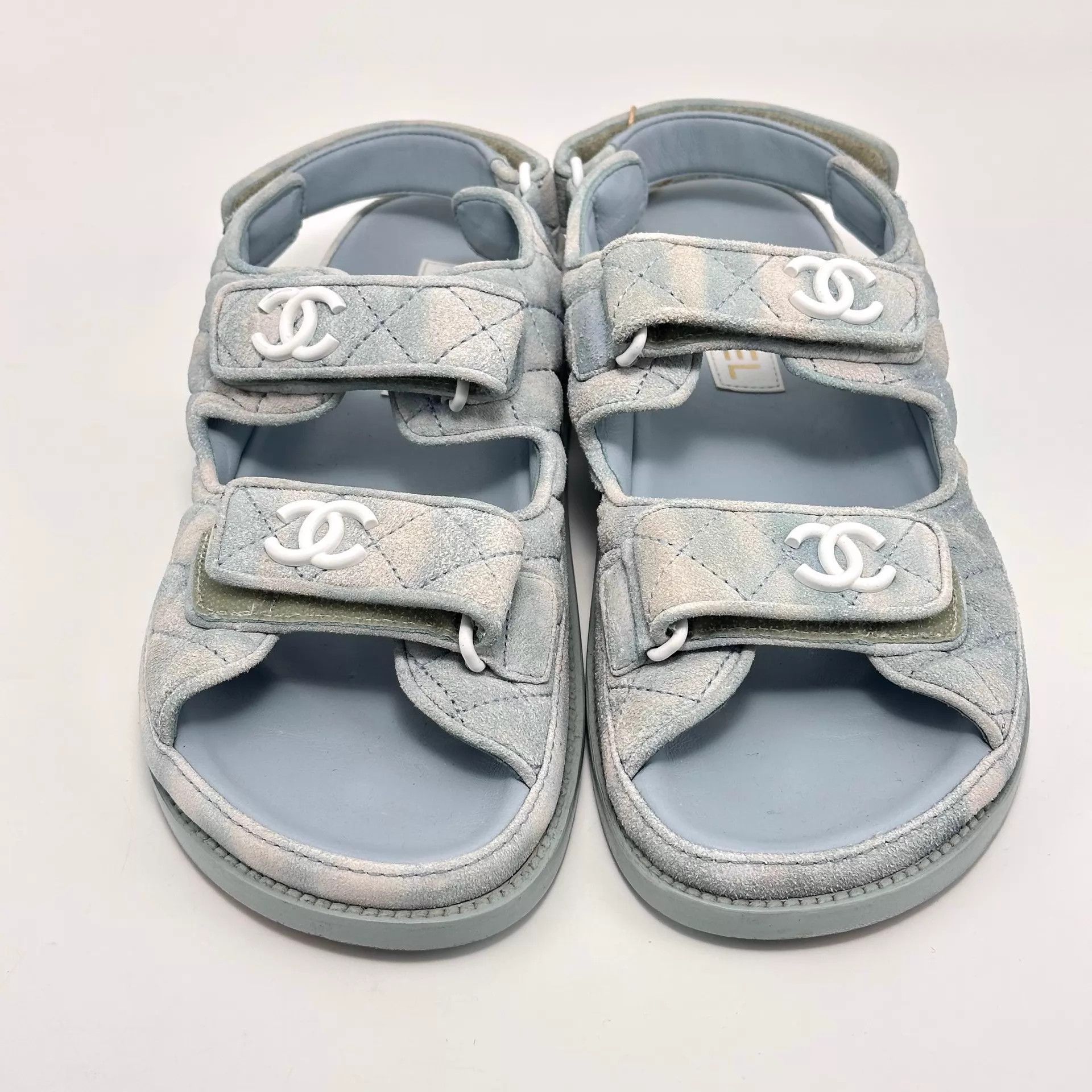 Chanel CHANEL Velcro Sandal 39 Size US 8.5 / IT 38.5 - 1 Thumbnail